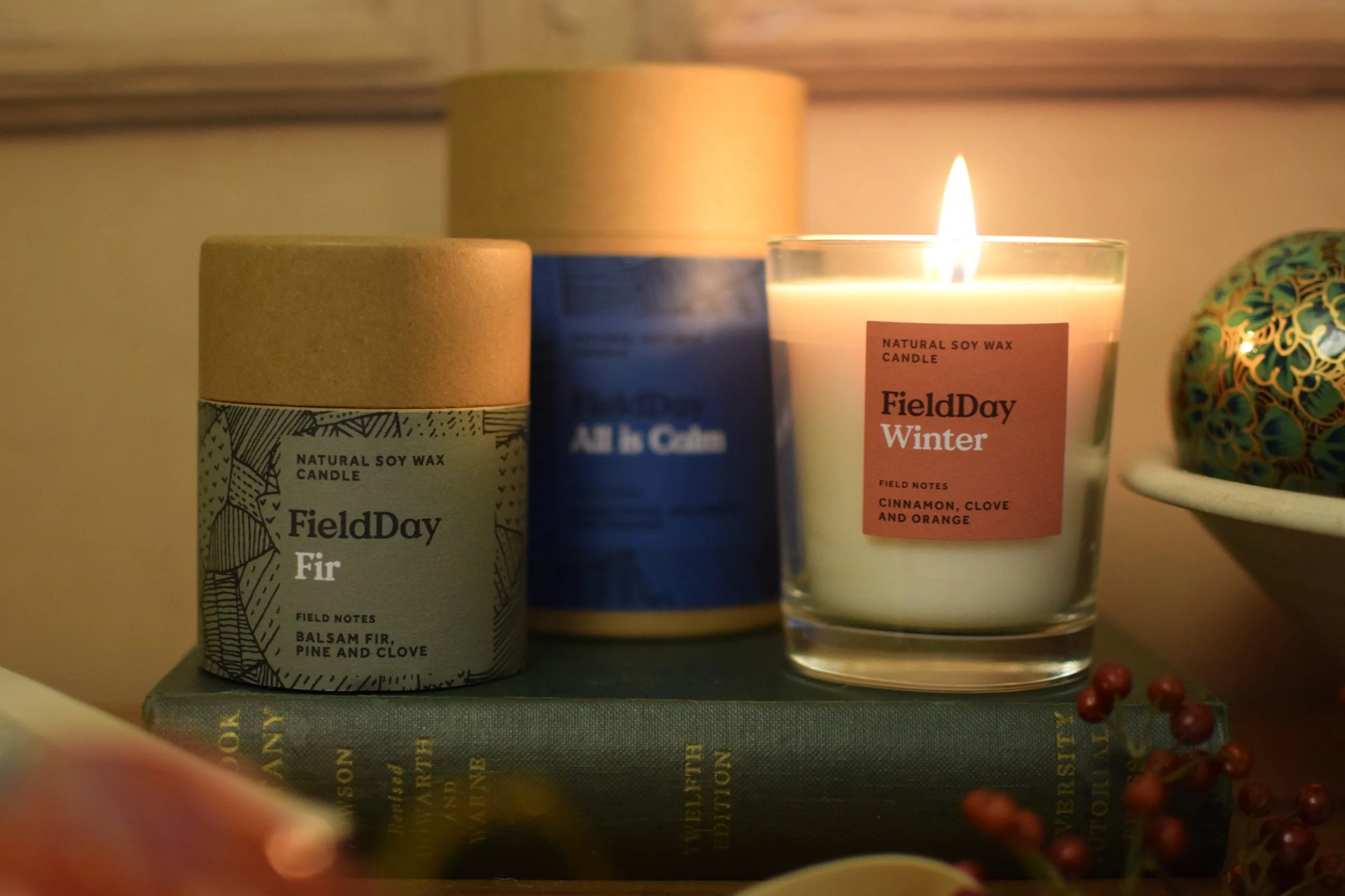 Christmas Fir Large Candle