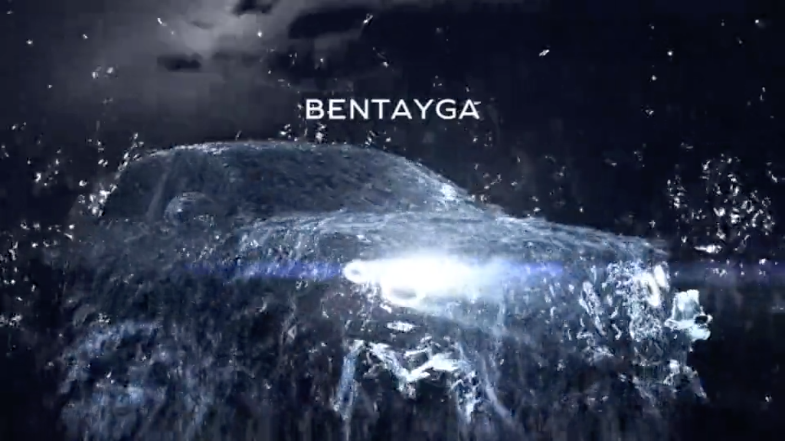Bentley Bentayga Water Projection