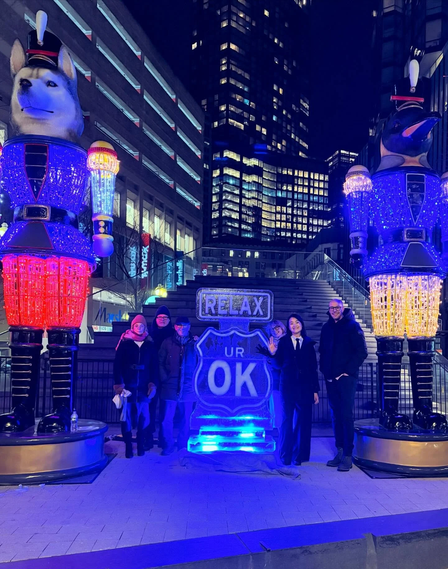 I&rsquo;ve got no 2025 recap to share. Only this pic of my German family who, for the first time ever, visited to spend Christmas and New Year&rsquo;s with Ralf and I. This is us on New Year&rsquo;s Eve, downtown. A clich&eacute; shot between the ani