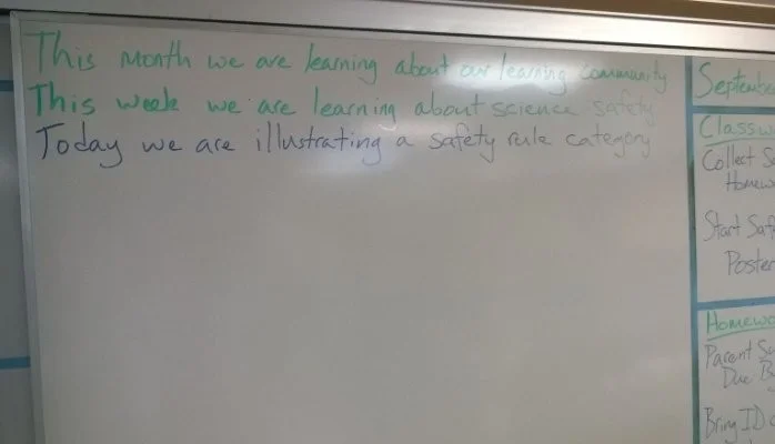 What was on the whiteboard of my middle-school teacher’s class was brilliant