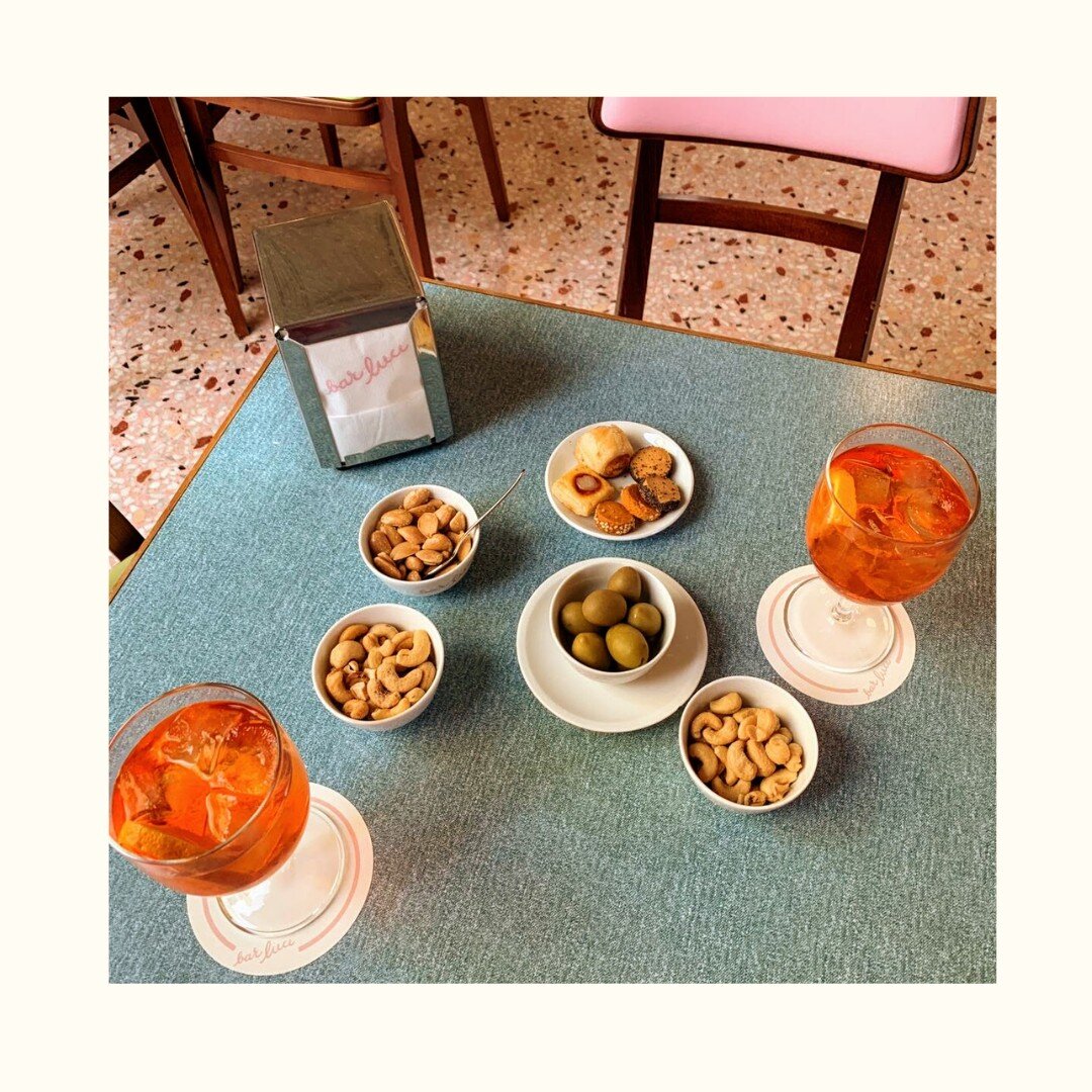 What are you guys doing for happy hour tonight or, let's be honest, this afternoon?  Here's some inspiration from a trip to Milan. You know it's a good apertivo when the only picture you took was ☝️ and NOT one of Gwyneth Paltrow hanging in this Wes 