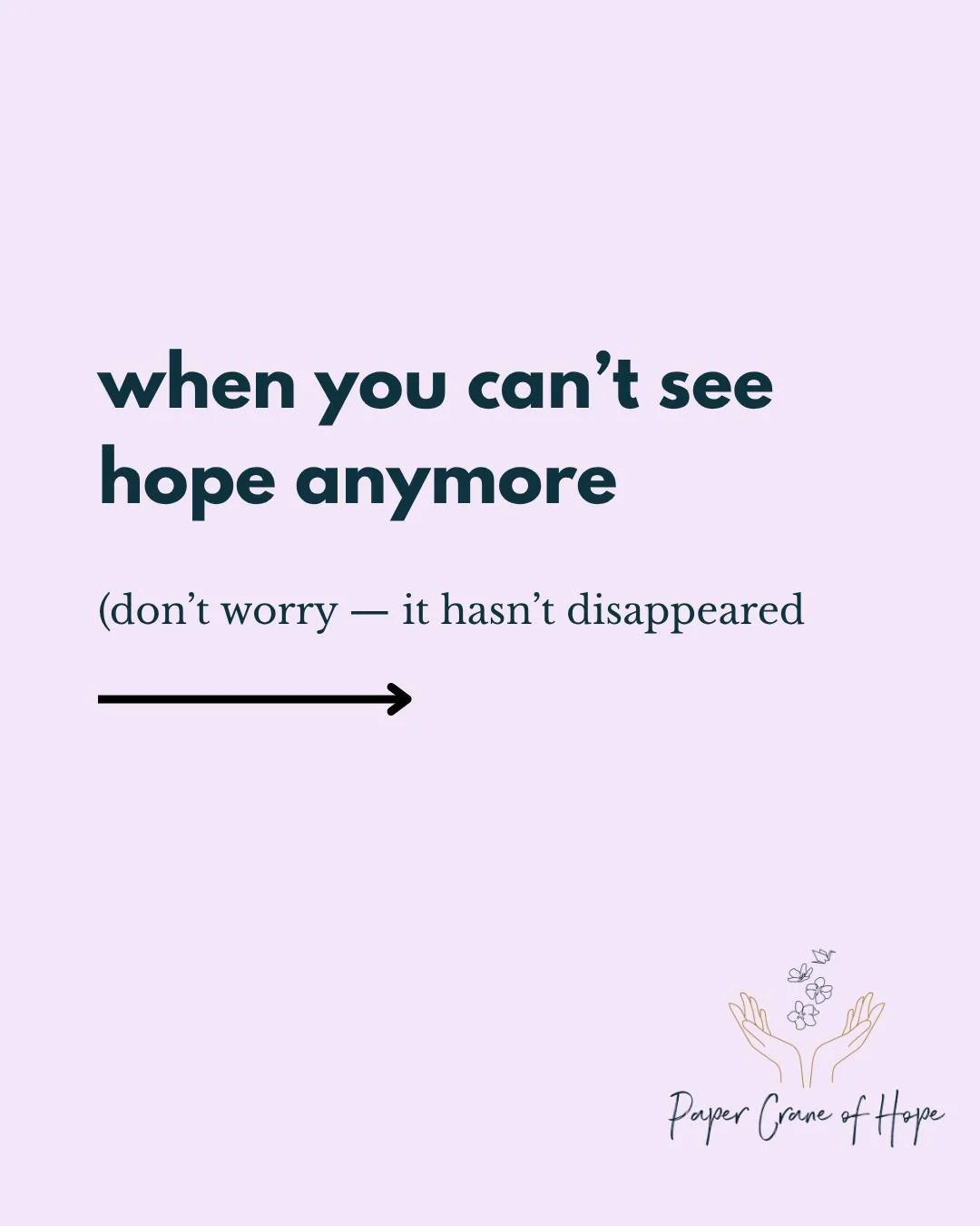 I&rsquo;ve always believed in hope &mdash; not the bright-and-sparkly kind, but the quiet, stubborn kind that stays even when everything else falls apart.

As a counsellor, I see how fragile hope can feel when life has worn you down. Sometimes, it&rs
