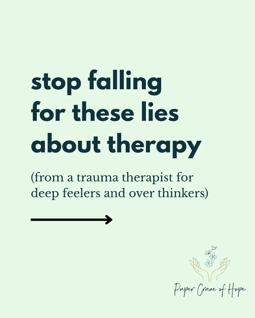 Trauma therapist for deep feelers &amp; overthinkers 🌿

A lot of what people believe about therapy just isn&rsquo;t true&hellip; and honestly, it stops some really thoughtful, sensitive people from getting support they deserve.

If you&rsquo;ve been