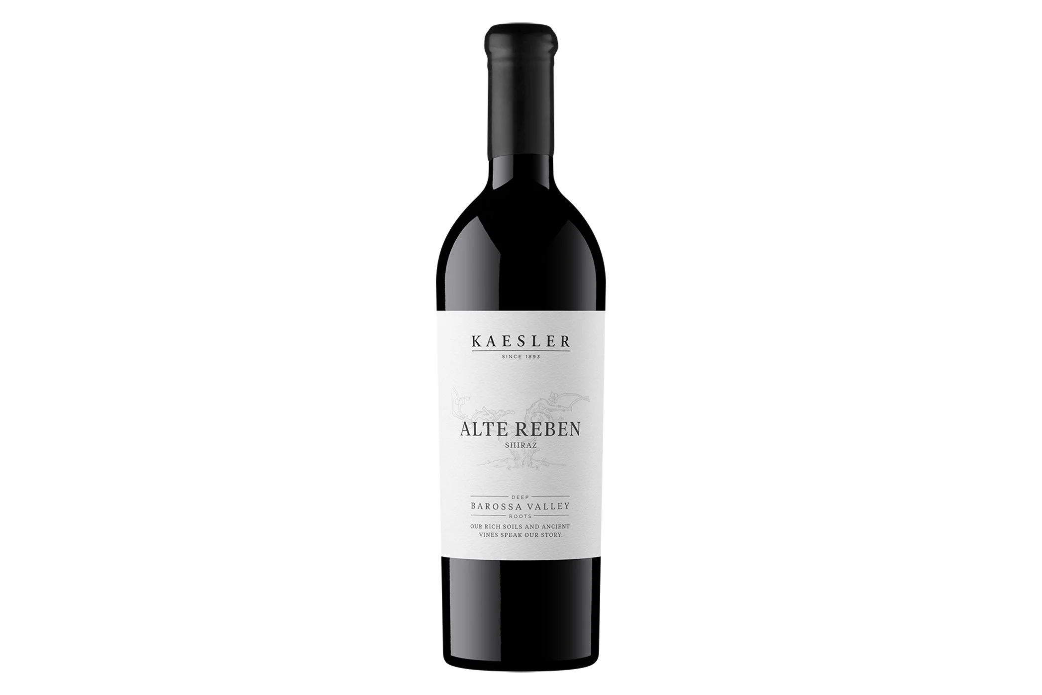 Bottle of Kaesler Alte Reben Shiraz 2023.