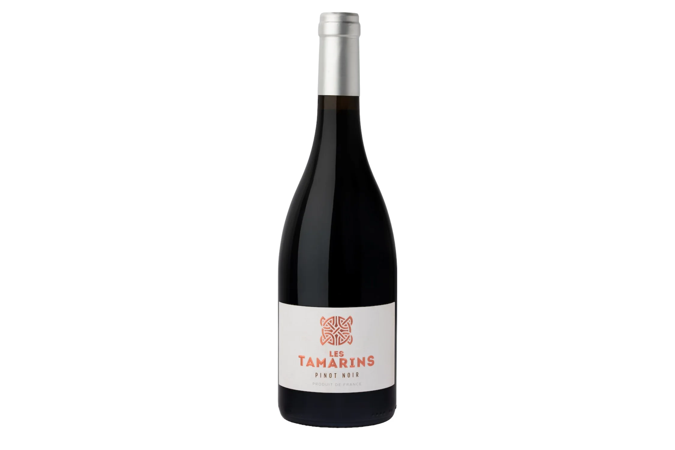 Bottle of Les Tamarins Pinot Noir 2025.