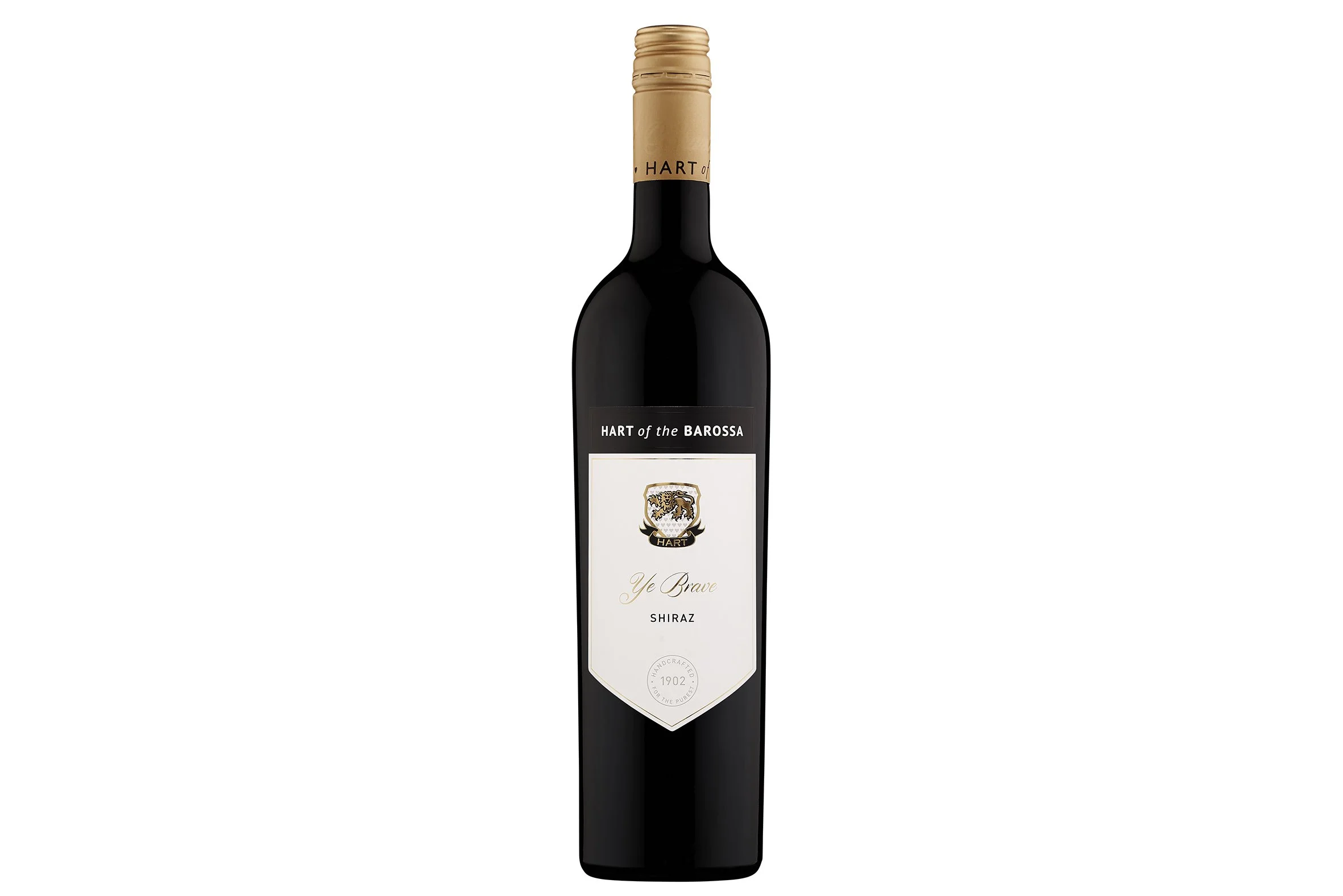 Bottle of Hart of the Barossa Ye Brave Shiraz 2022.