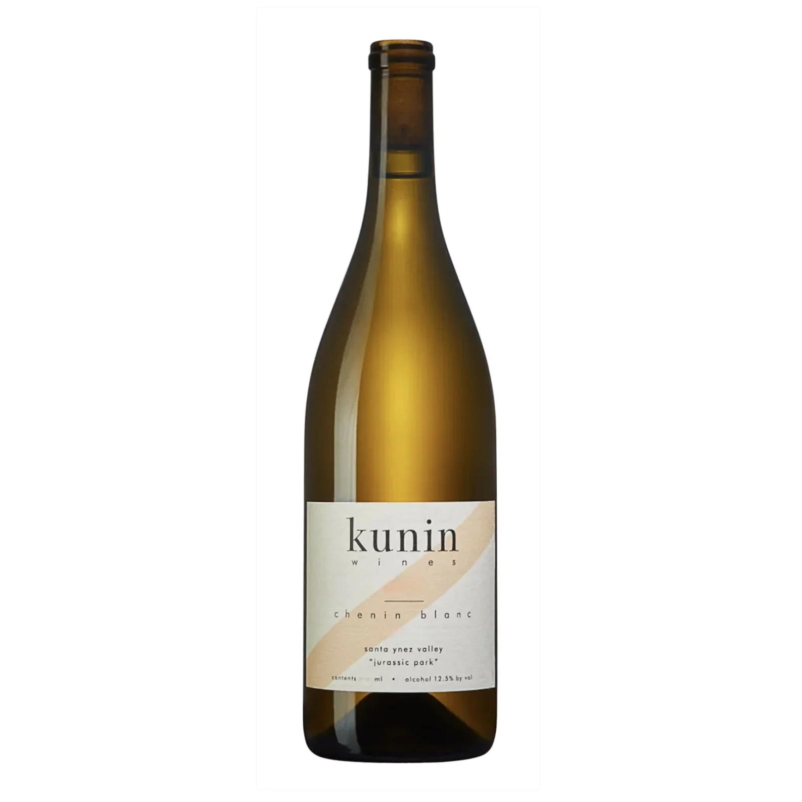Bottle of Kunin Wines Jurassic Park Chenin Blanc 2023.