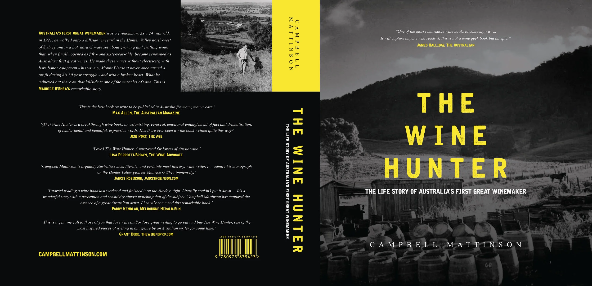 The WINE HUNTER: The Life Story of Australia’s First Great Winemaker, Maurice O’Shea