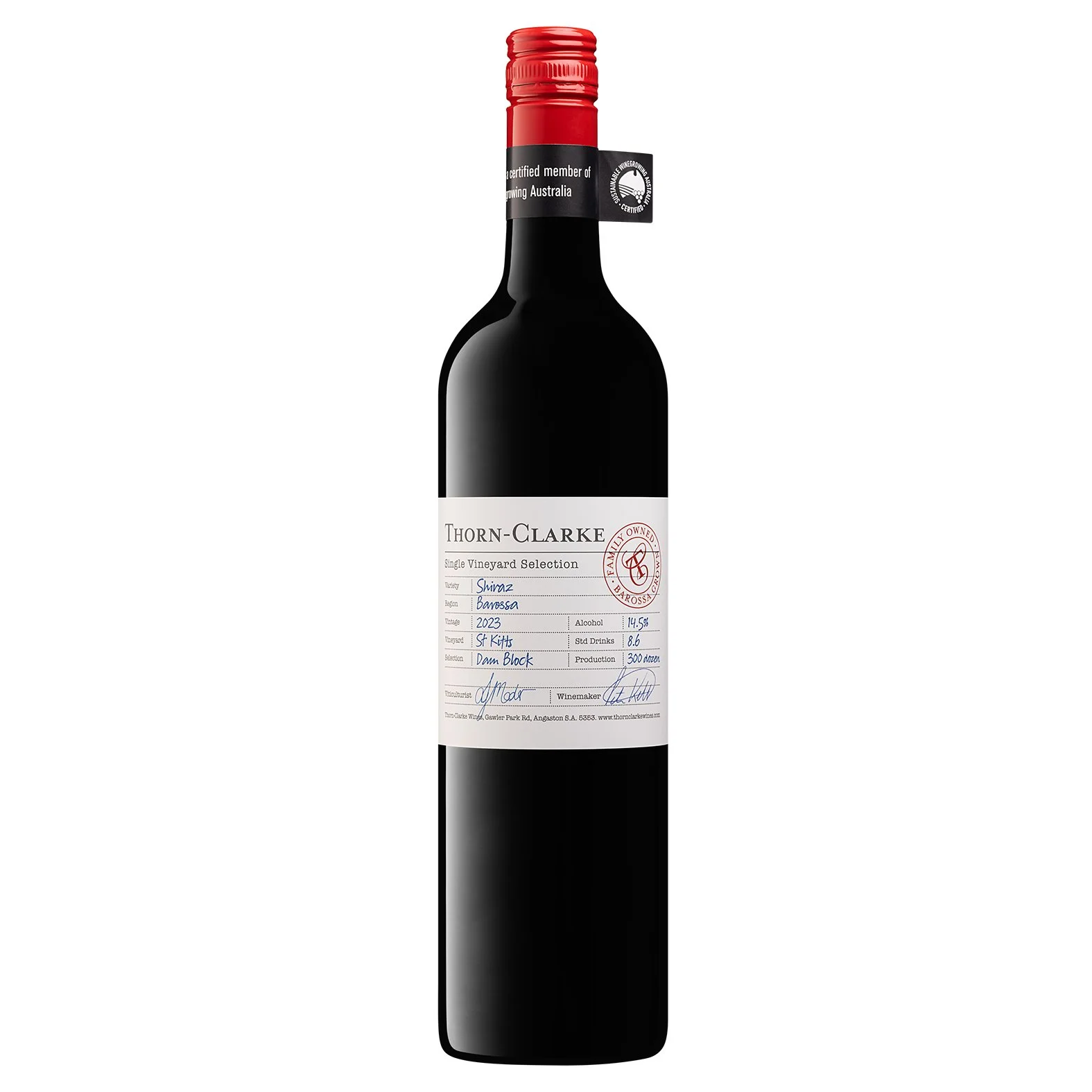 Thorn-Clarke Single Vineyard Shiraz 2023
