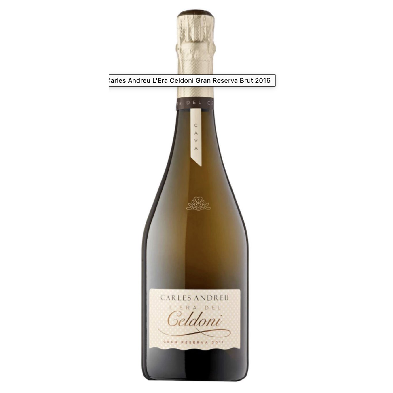 Carles Andreu L'Era del Celdoni Cava Gran Reserva 2016