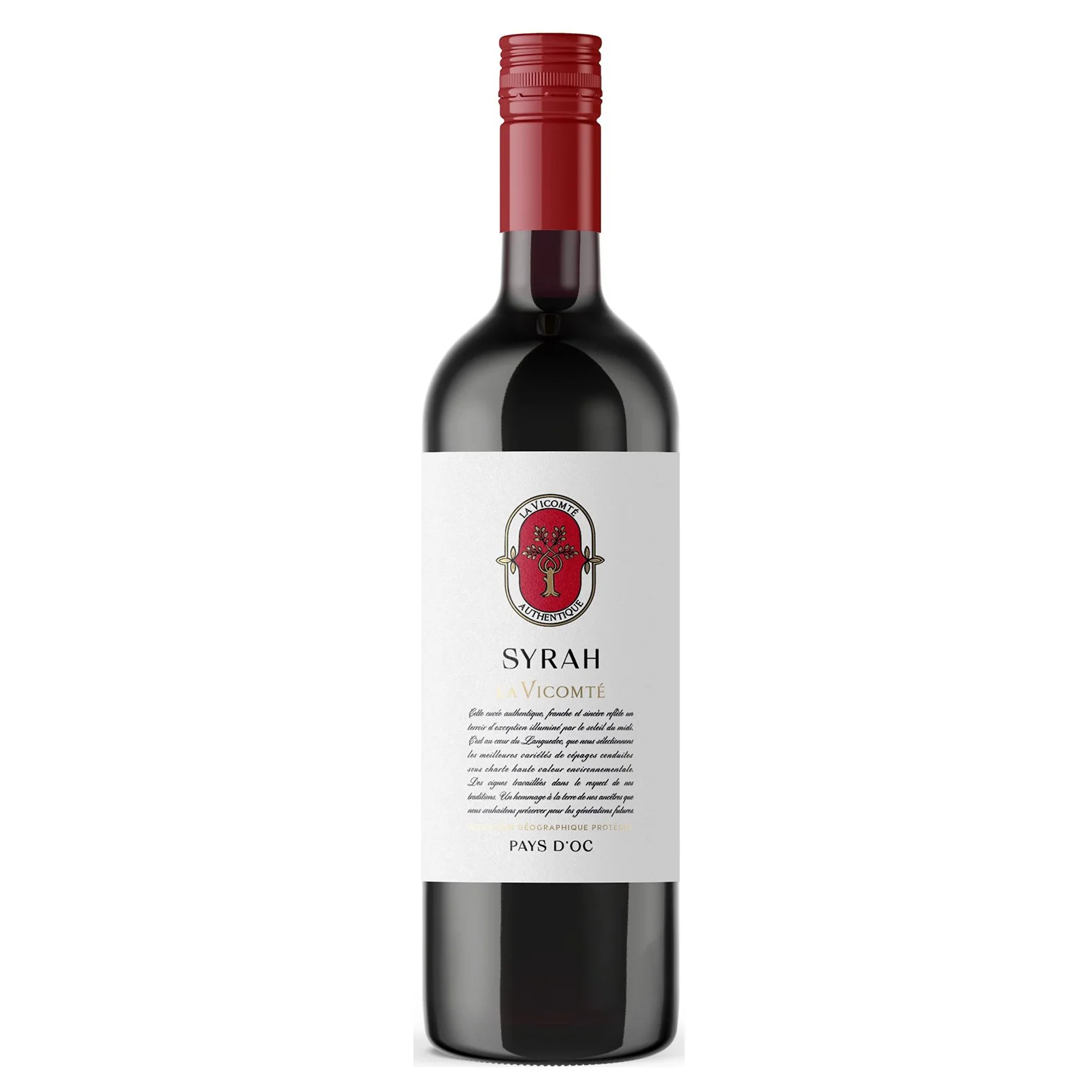 La Vicomte Authentique Pays d’Oc Syrah 2025
