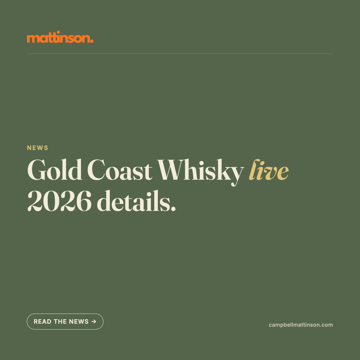 Whisky Live brings the country's longest-running tasting to Surfers Paradise