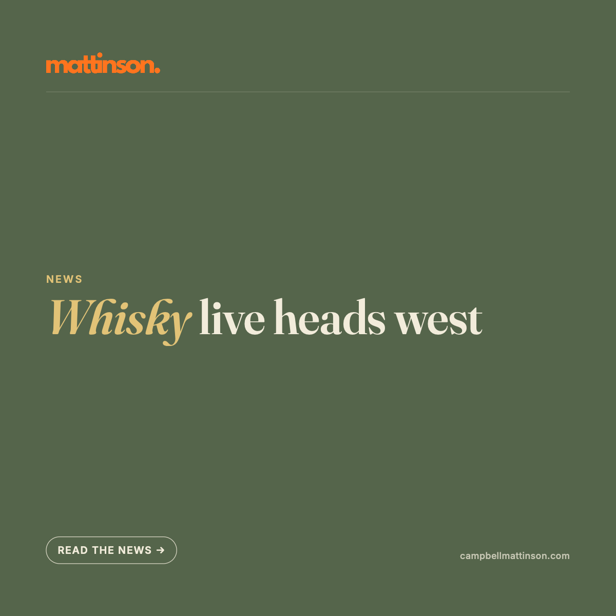 Whisky Live heads west to the Duxton in September