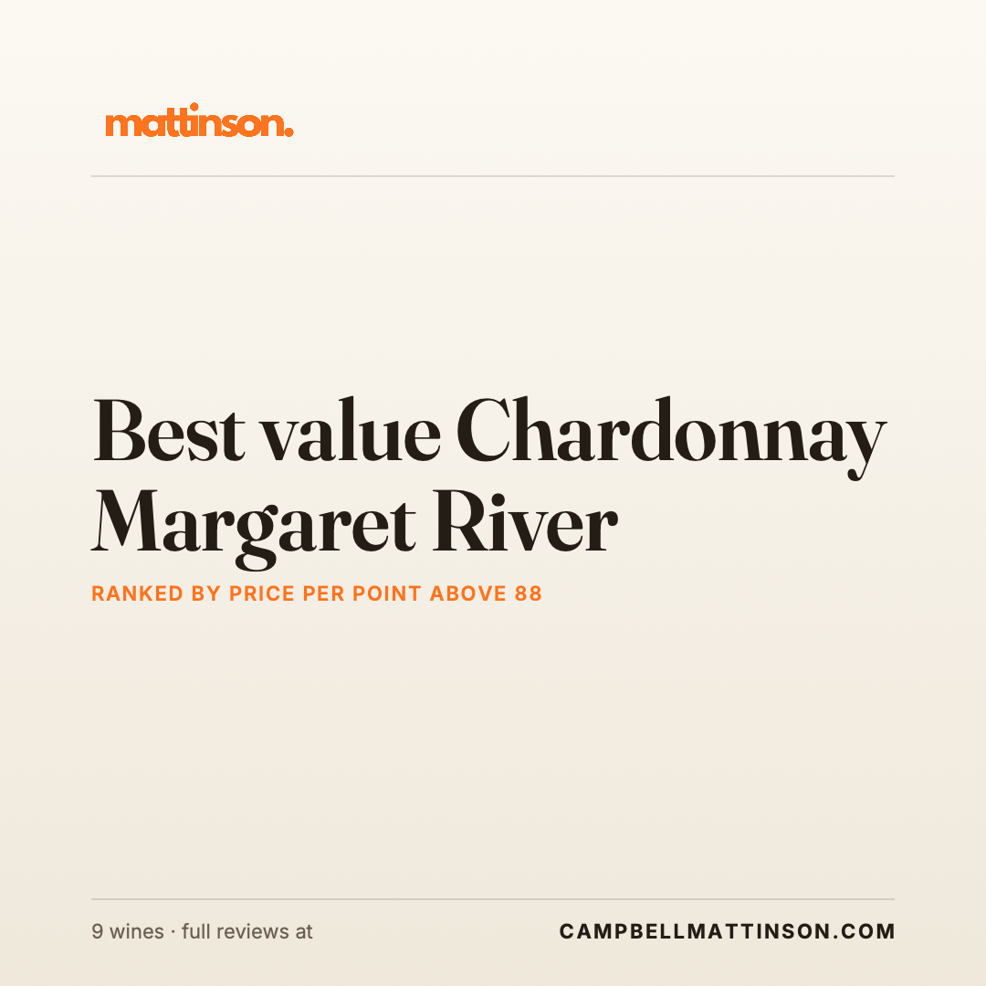 Best Value Margaret River Chardonnay