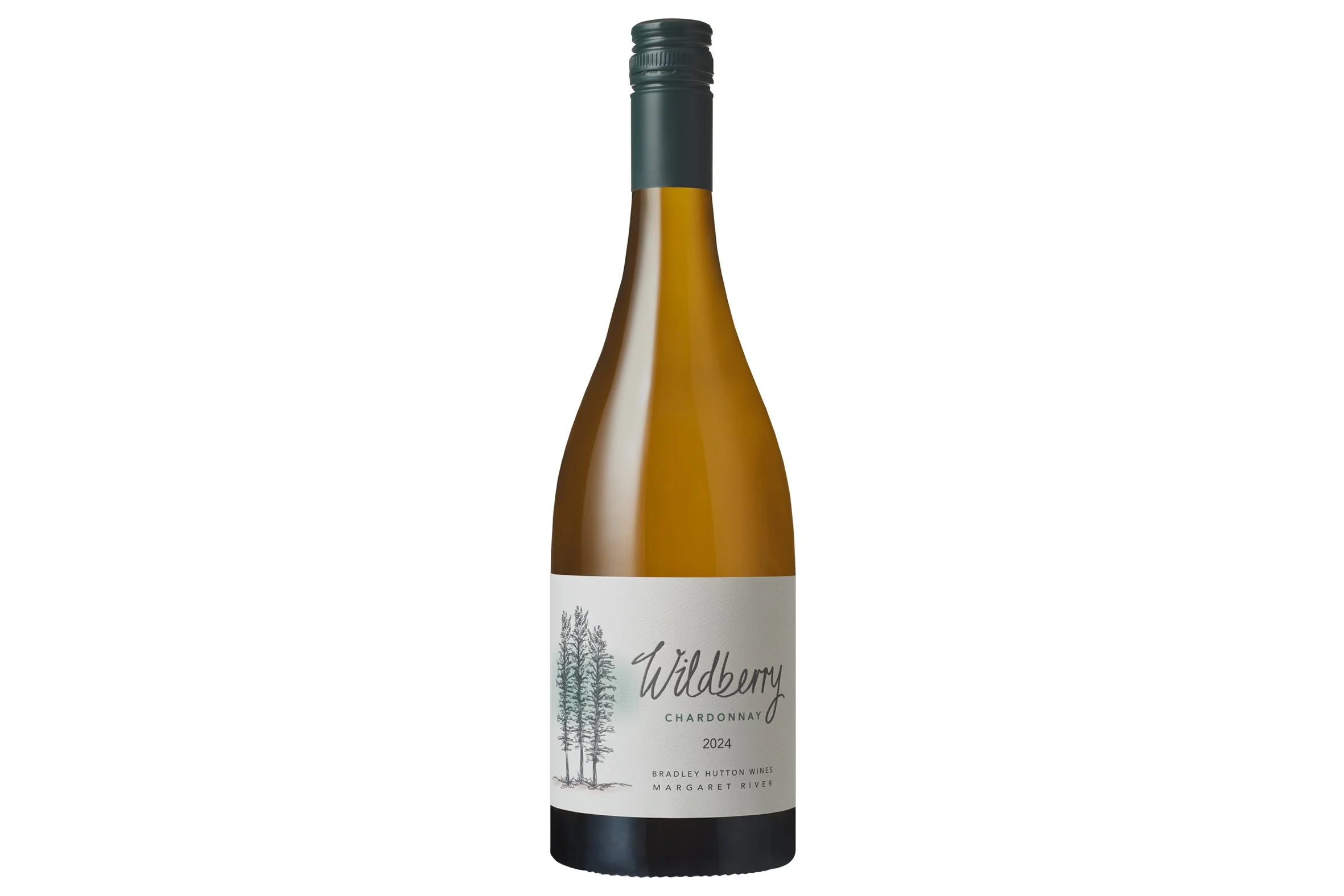 Bottle of Bradley Hutton Wildberry Chardonnay 2019.