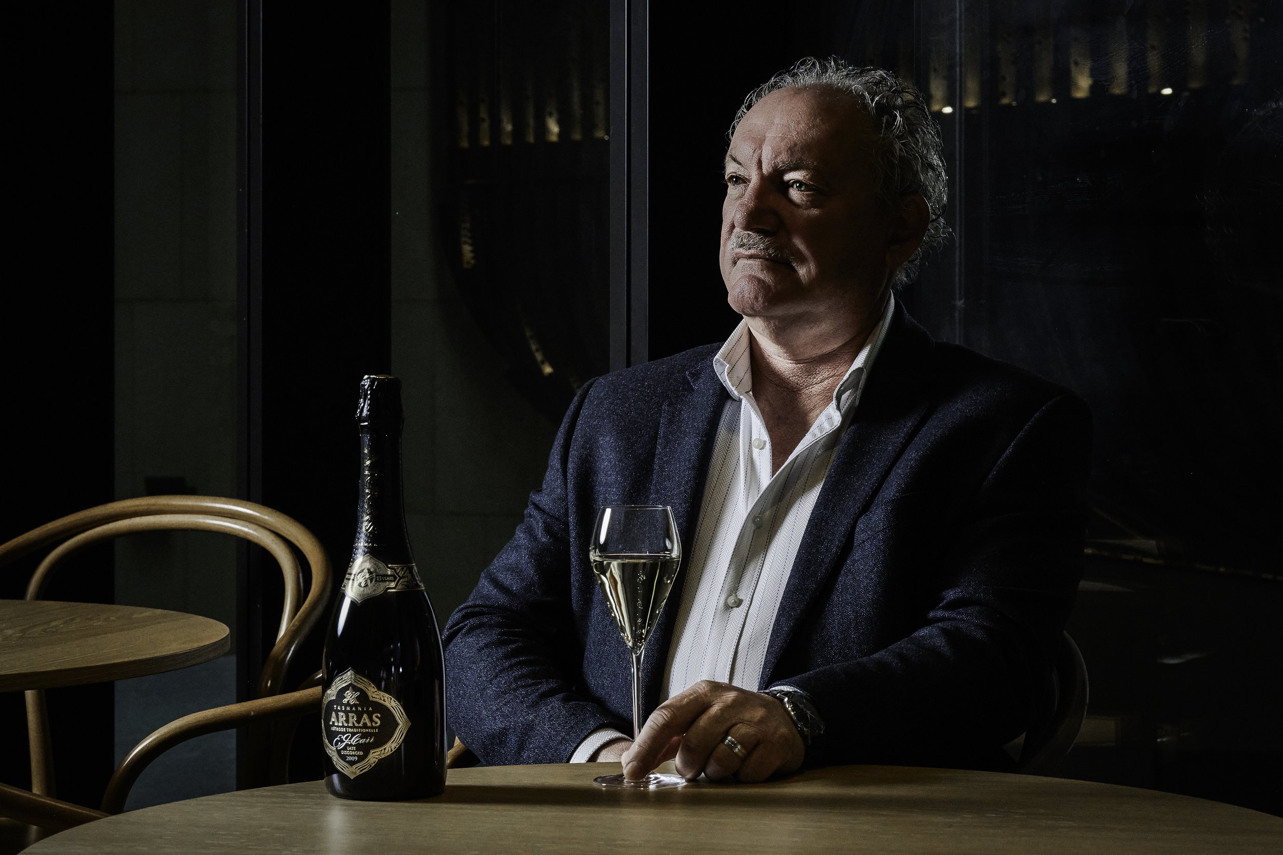 Ed Carr, legend of Australian wine, is the long term winemaker at the House of Arras.