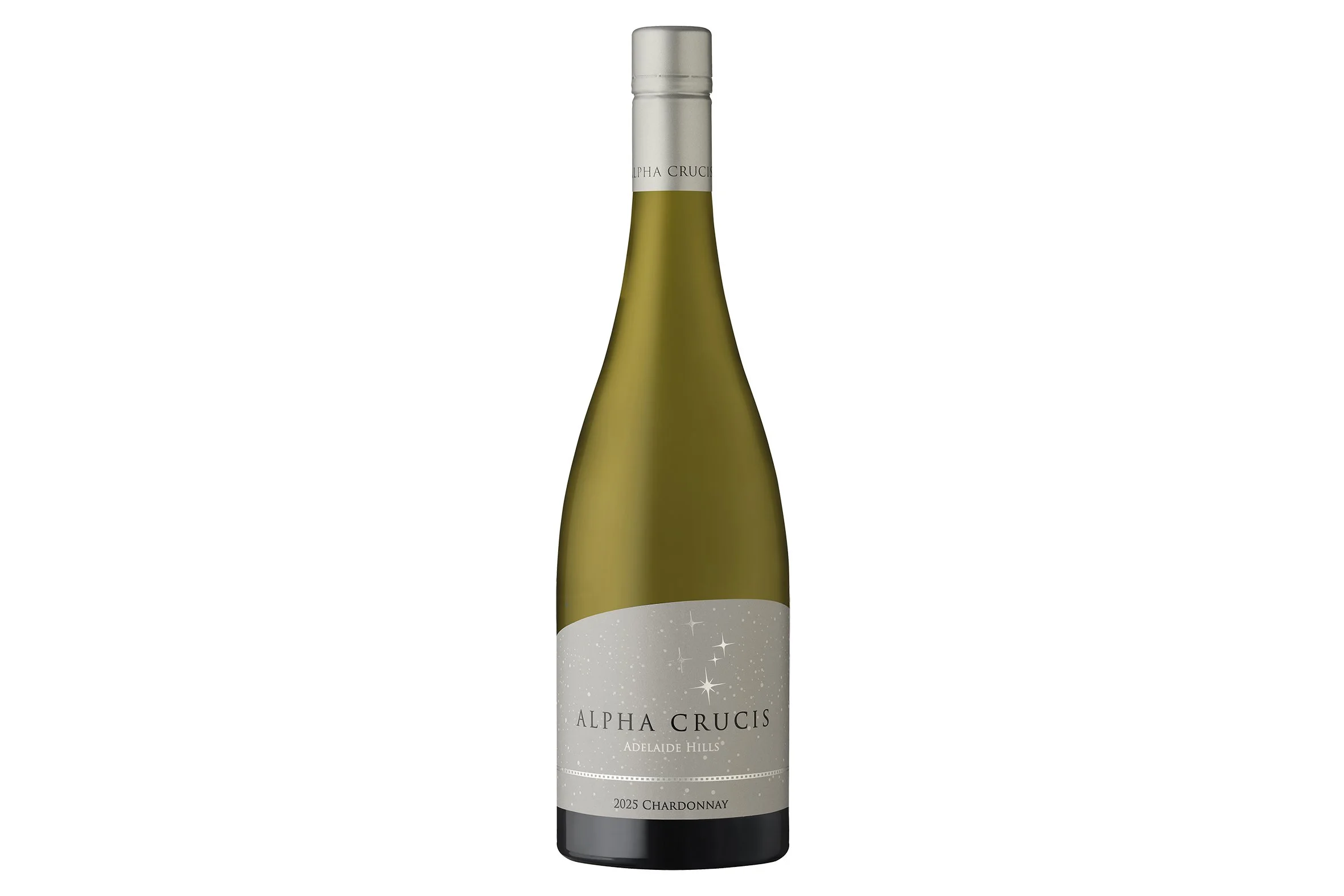 Bottle of Chalk Hill Alpha Crucis Chardonnay 2025.