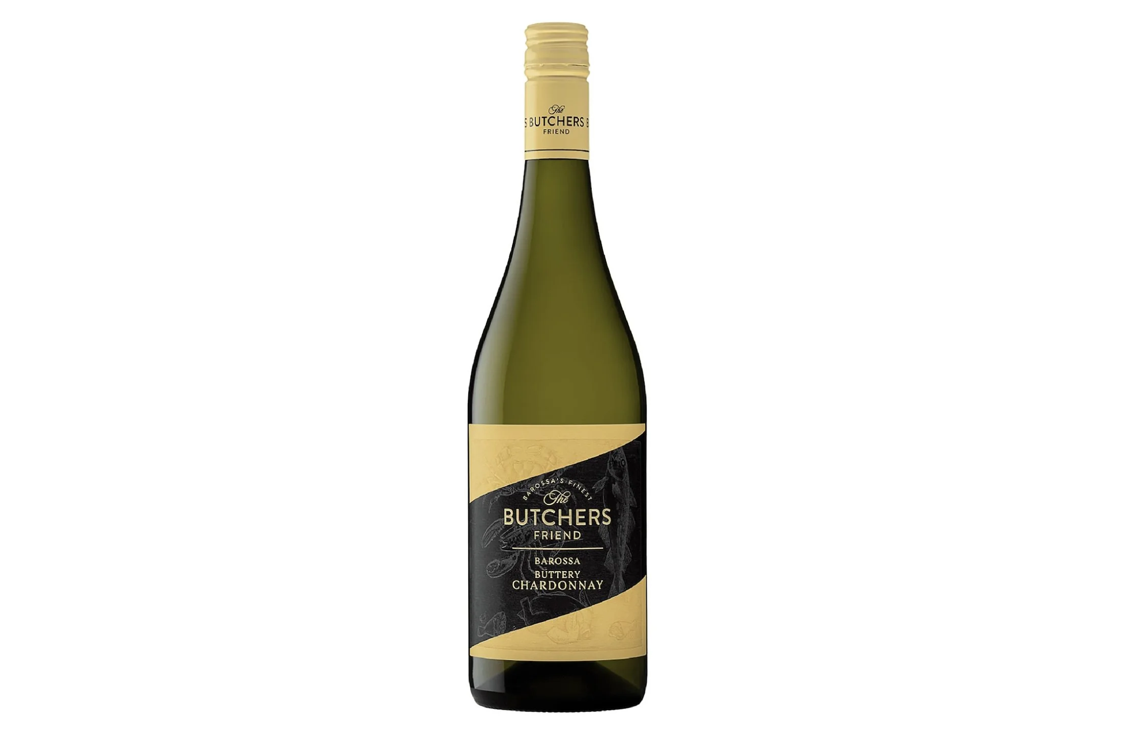 Bottle of Butchers Friend Buttery Chardonnay 2025.