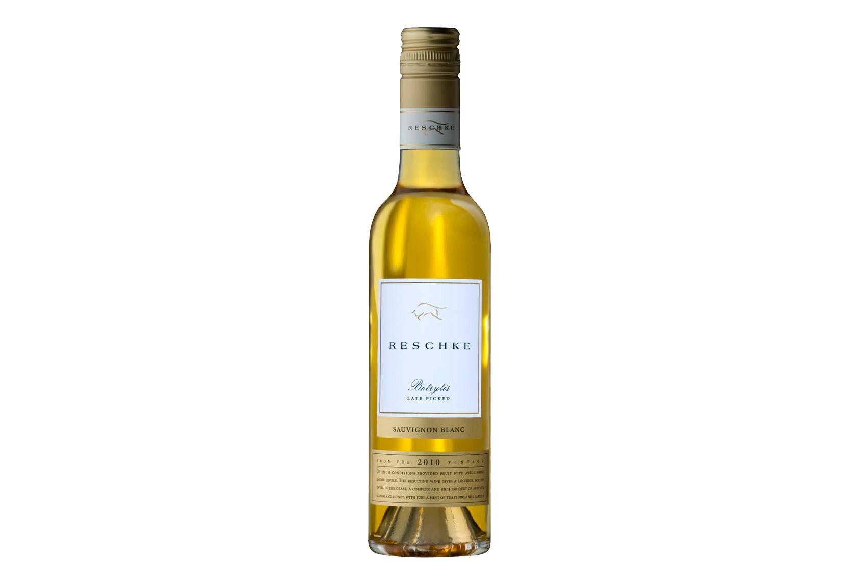Bottle of Reschke Botrytis Late Picked Sauvignon Blanc 2010.