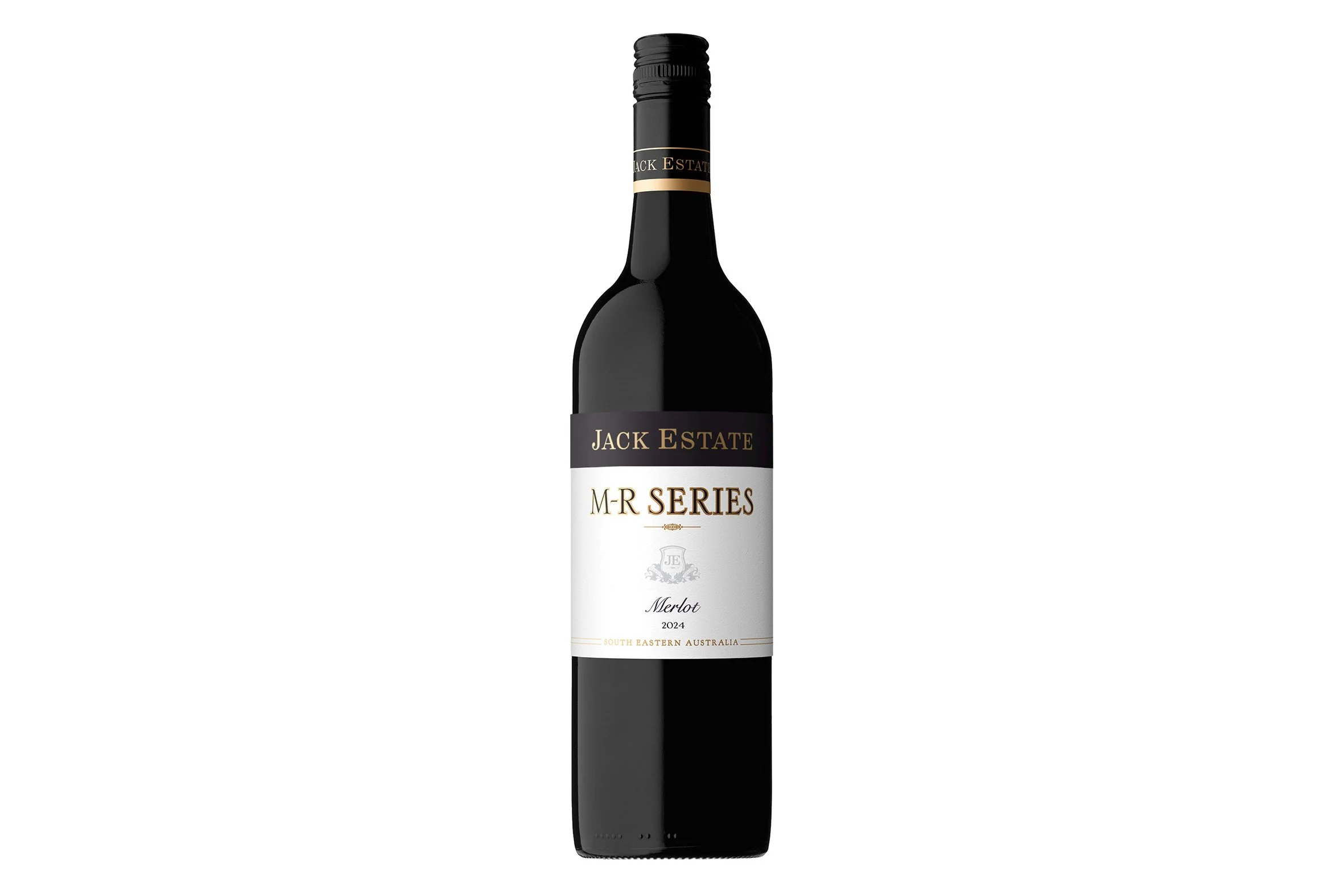 Bottle of Jack Estate M-R Series Merlot 2024.