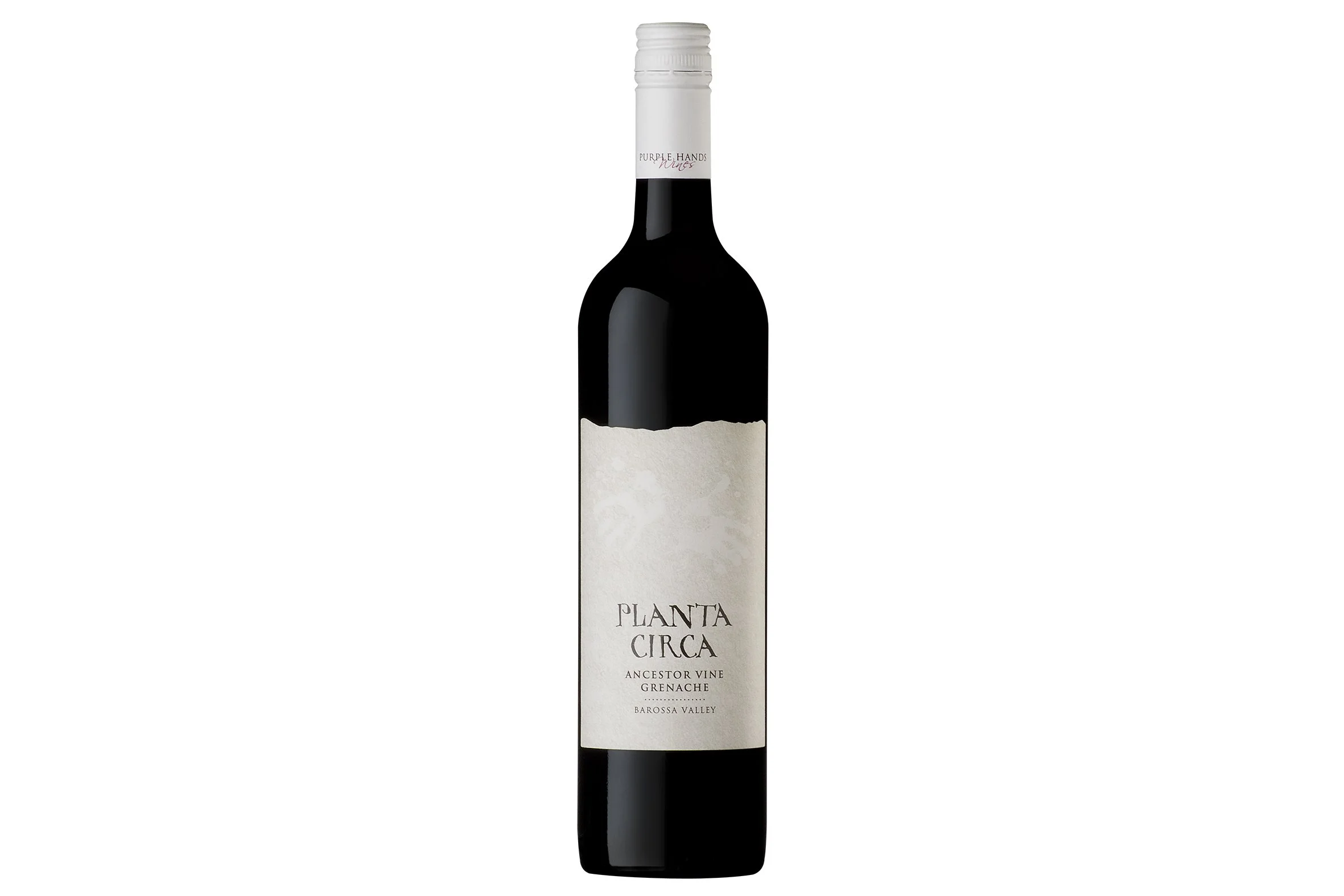 Bottle of Purple Hands Wines Planta Circa Ancestor Vine Grenache 2025.