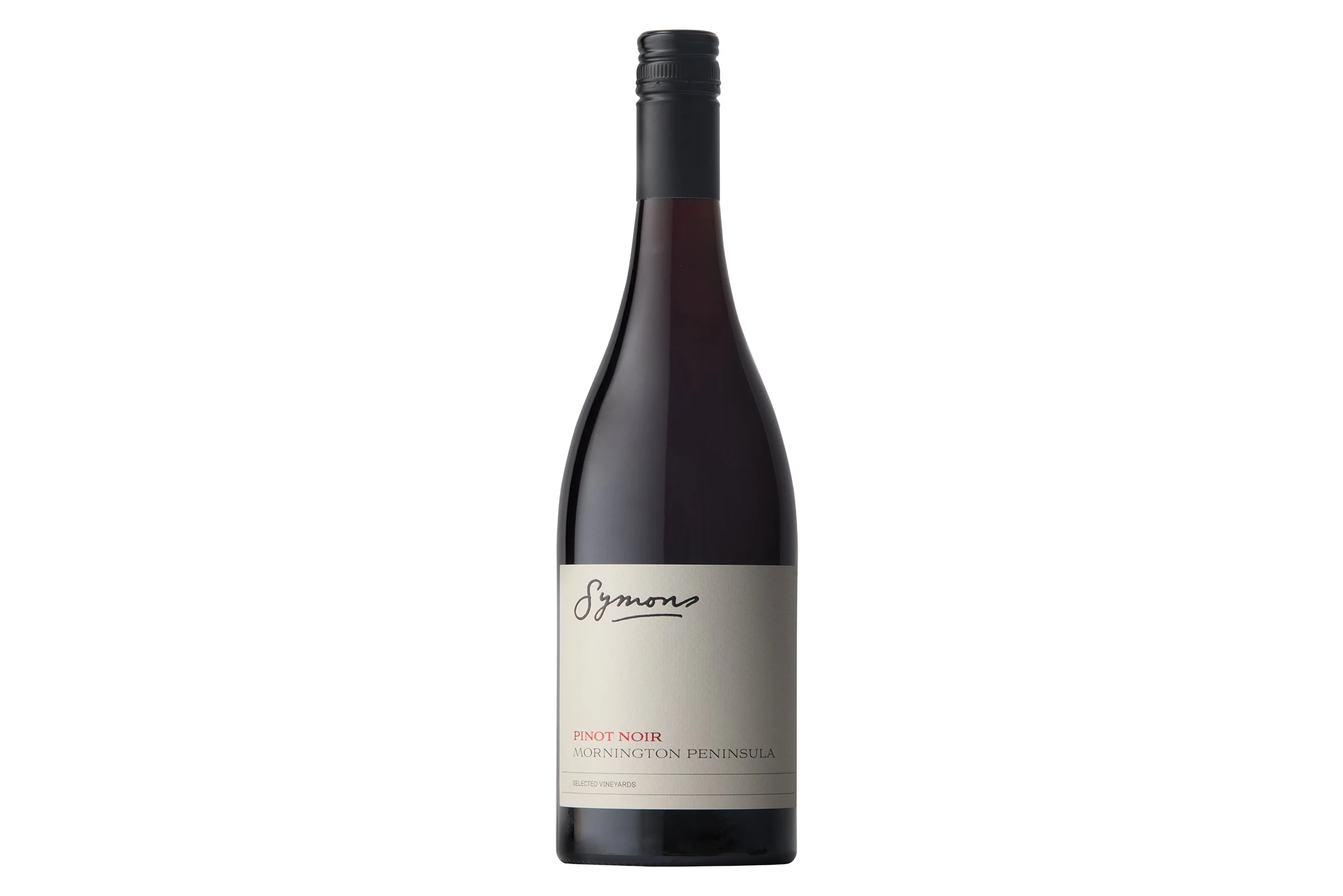 Bottle of Symons Mornington Peninsula Pinot Noir 2024.