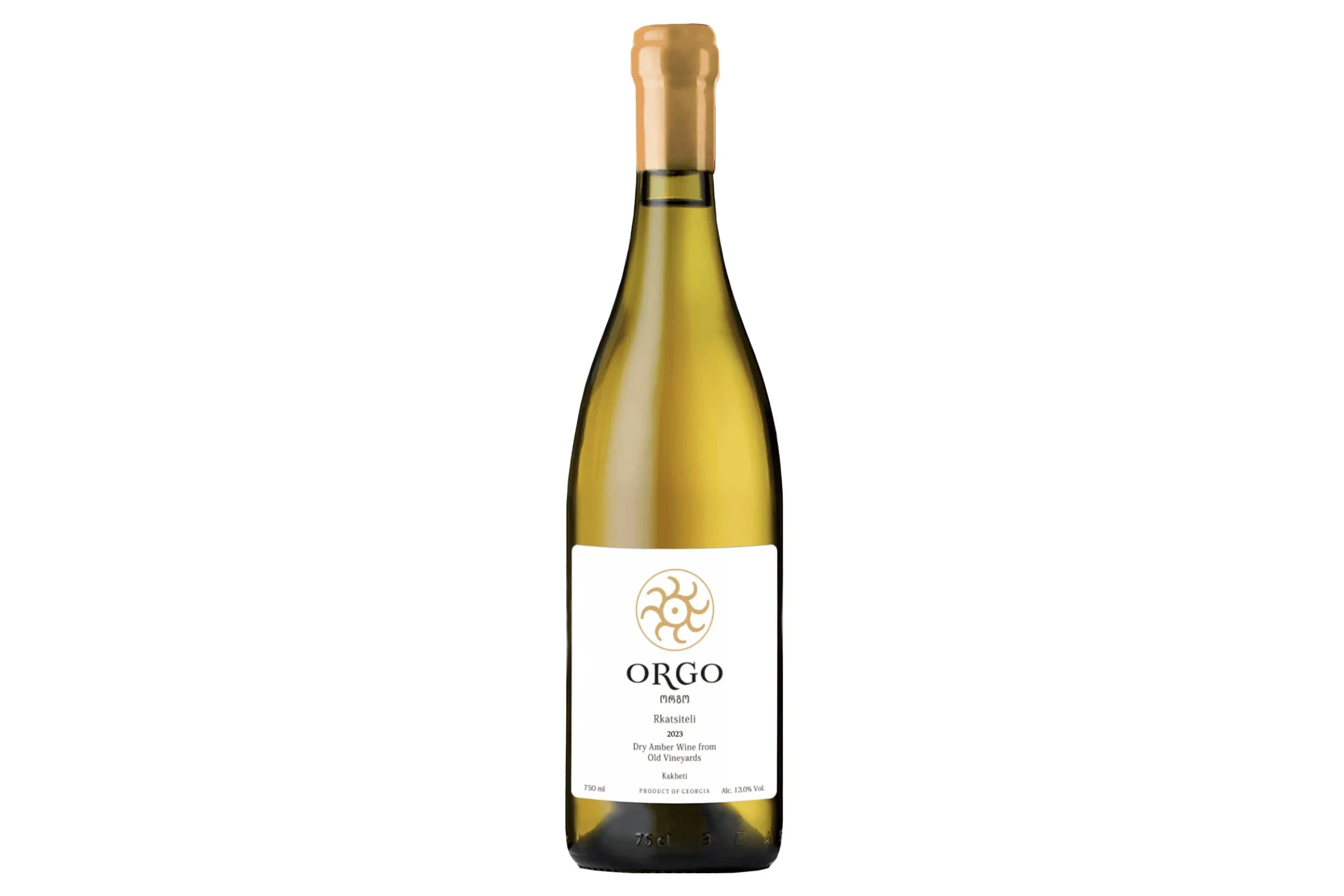 Bottle of Teleda Orgo Rkatsiteli 2023.