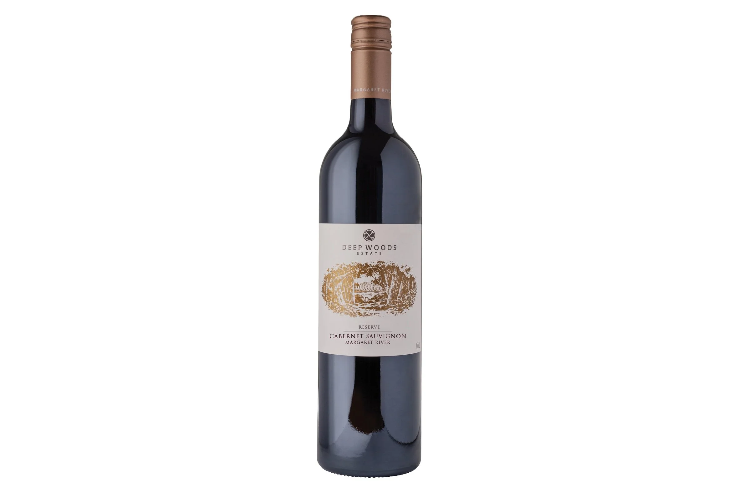 Bottle of Deep Woods Estate Reserve Cabernet Sauvignon 2024.
