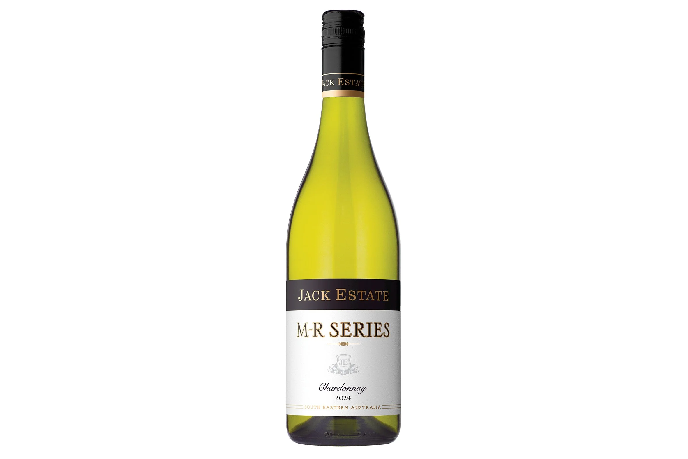 Bottle of Jack Estate M-R Series Chardonnay 2024.