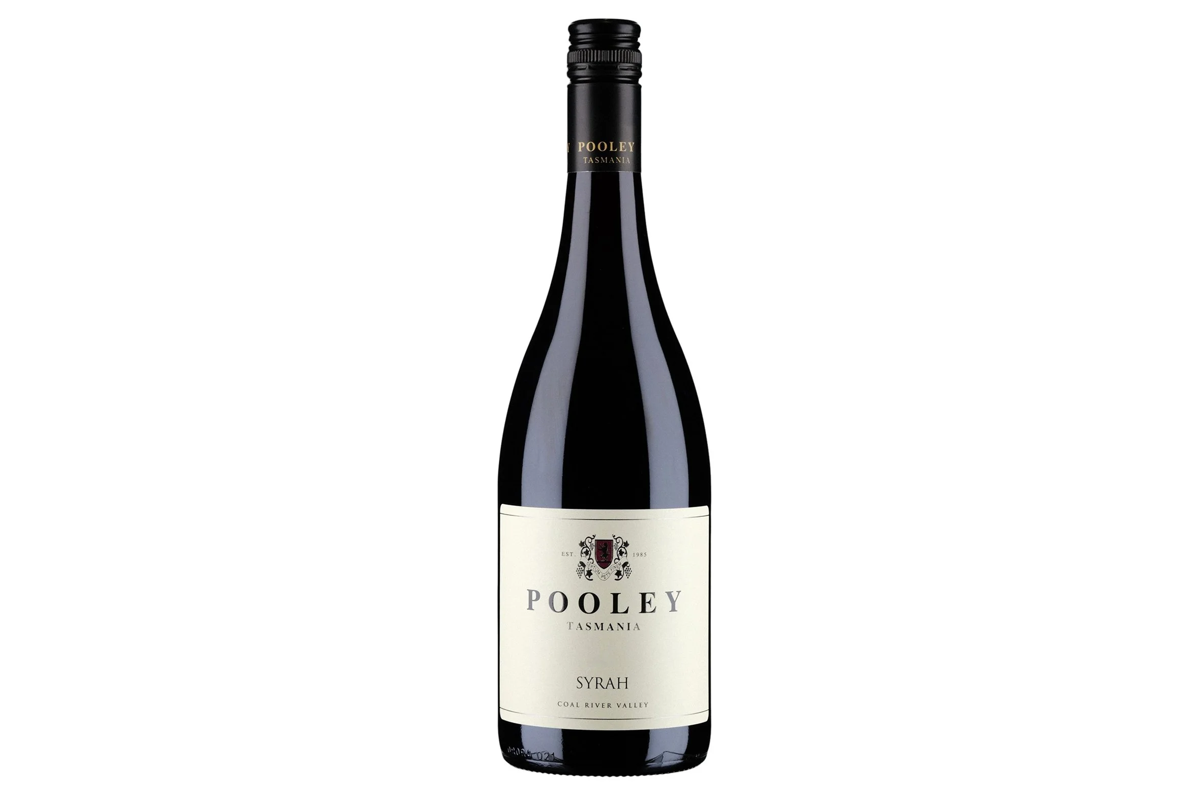 Bottle of Pooley Syrah.