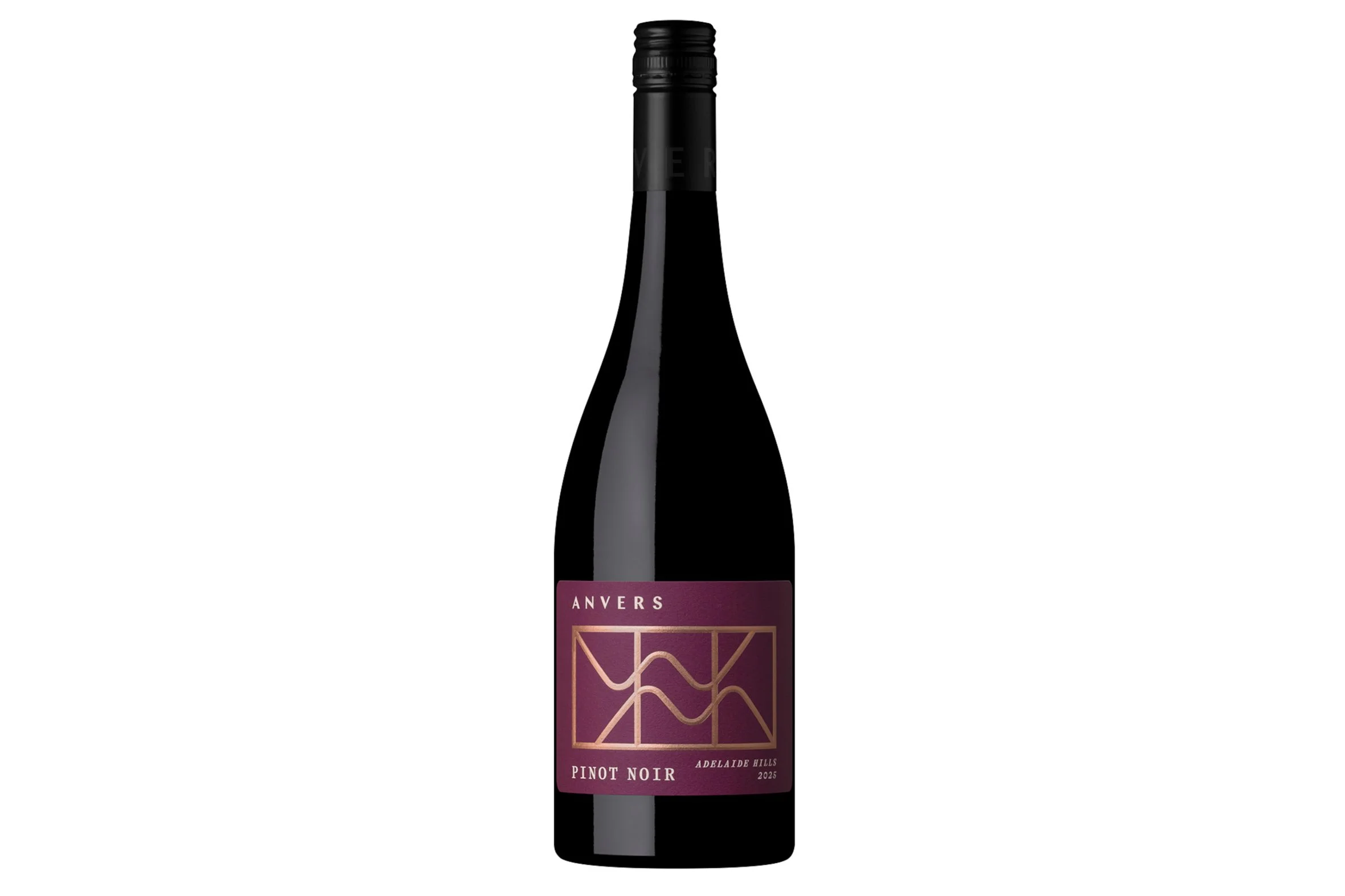Bottle of Anvers Block 8 Pinot Noir 2025.
