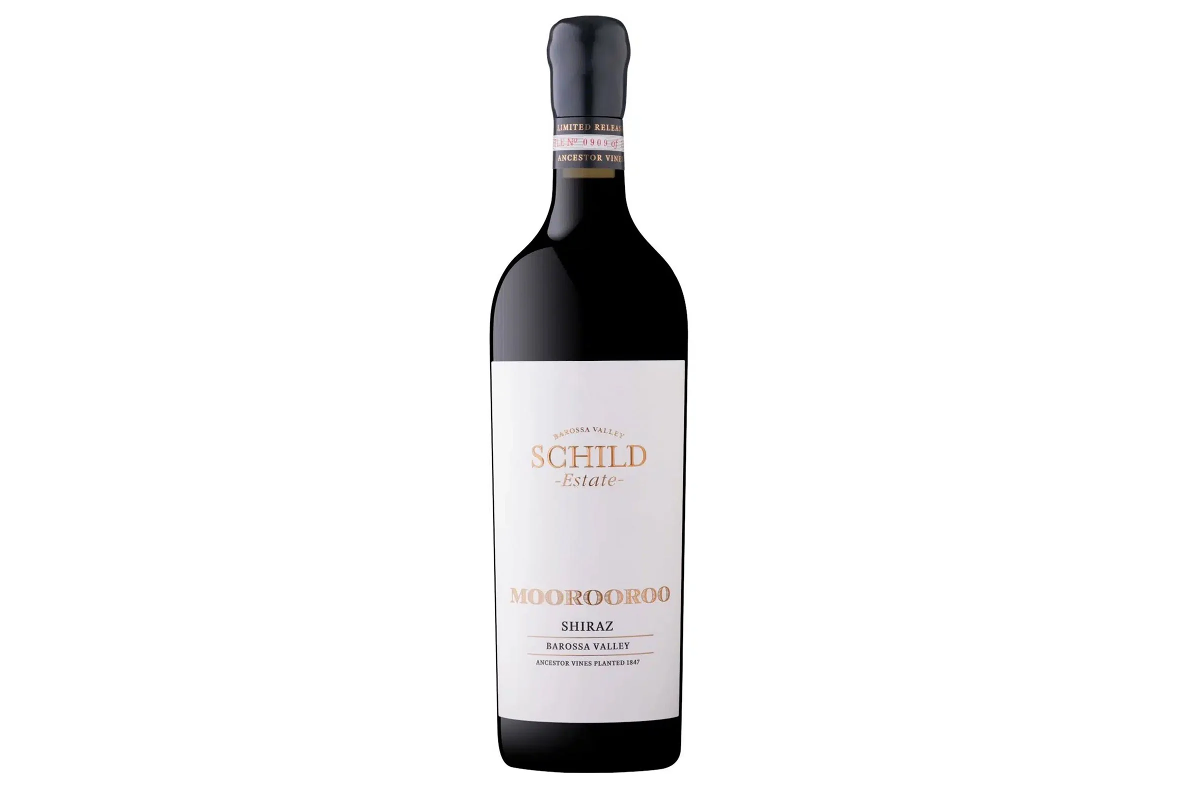 Bottle of Schild Estate Moorooroo Barossa Valley Shiraz 2022.