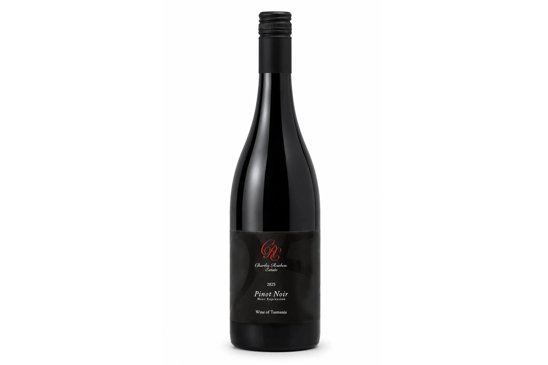 Bottle of Charles Reuben Estate Next Expression Pinot Noir 2025.