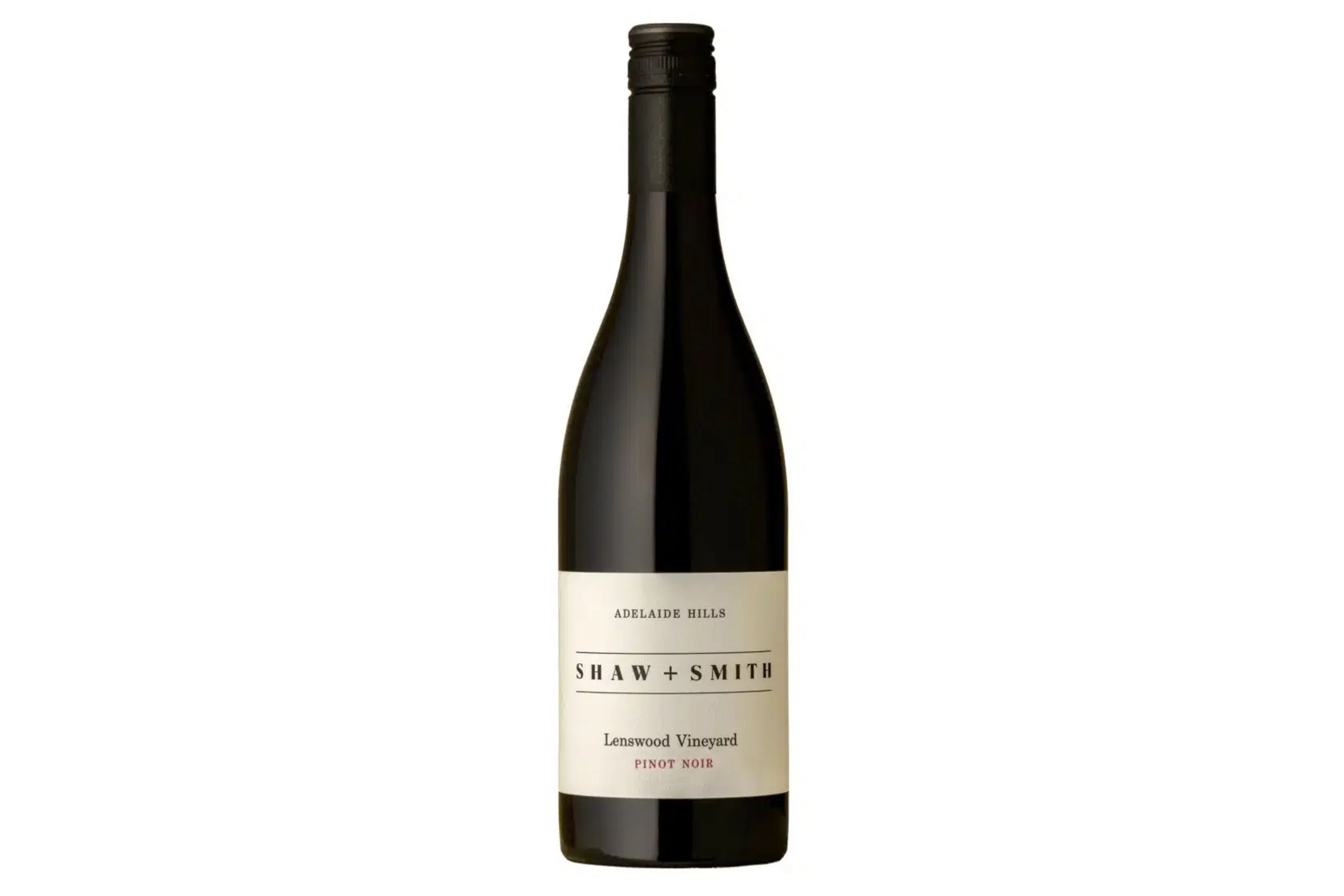 Bottle of Shaw + Smith Lenswood Vineyard Pinot Noir 2024.
