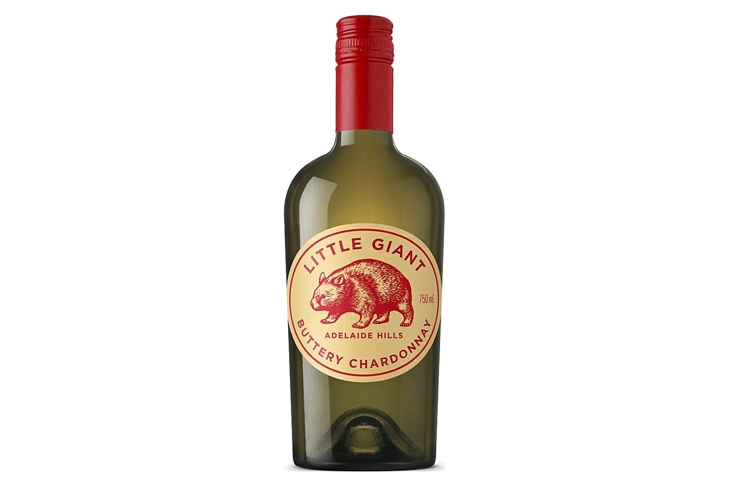 Bottle of Little Giant Buttery Chardonnay 2025.