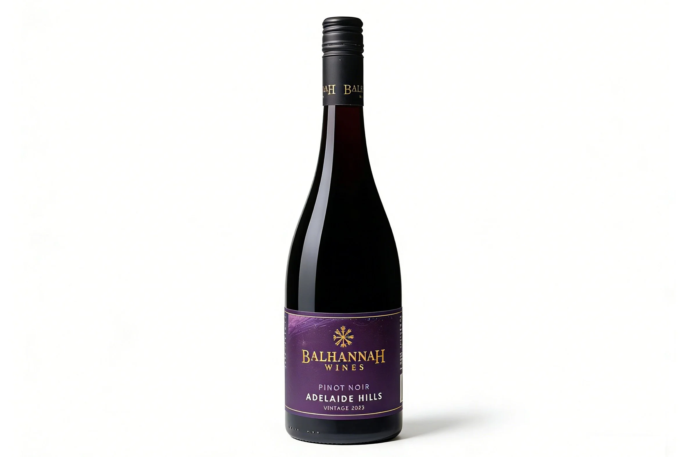 Bottle of Balhannah Wines Pinot Noir 2025.