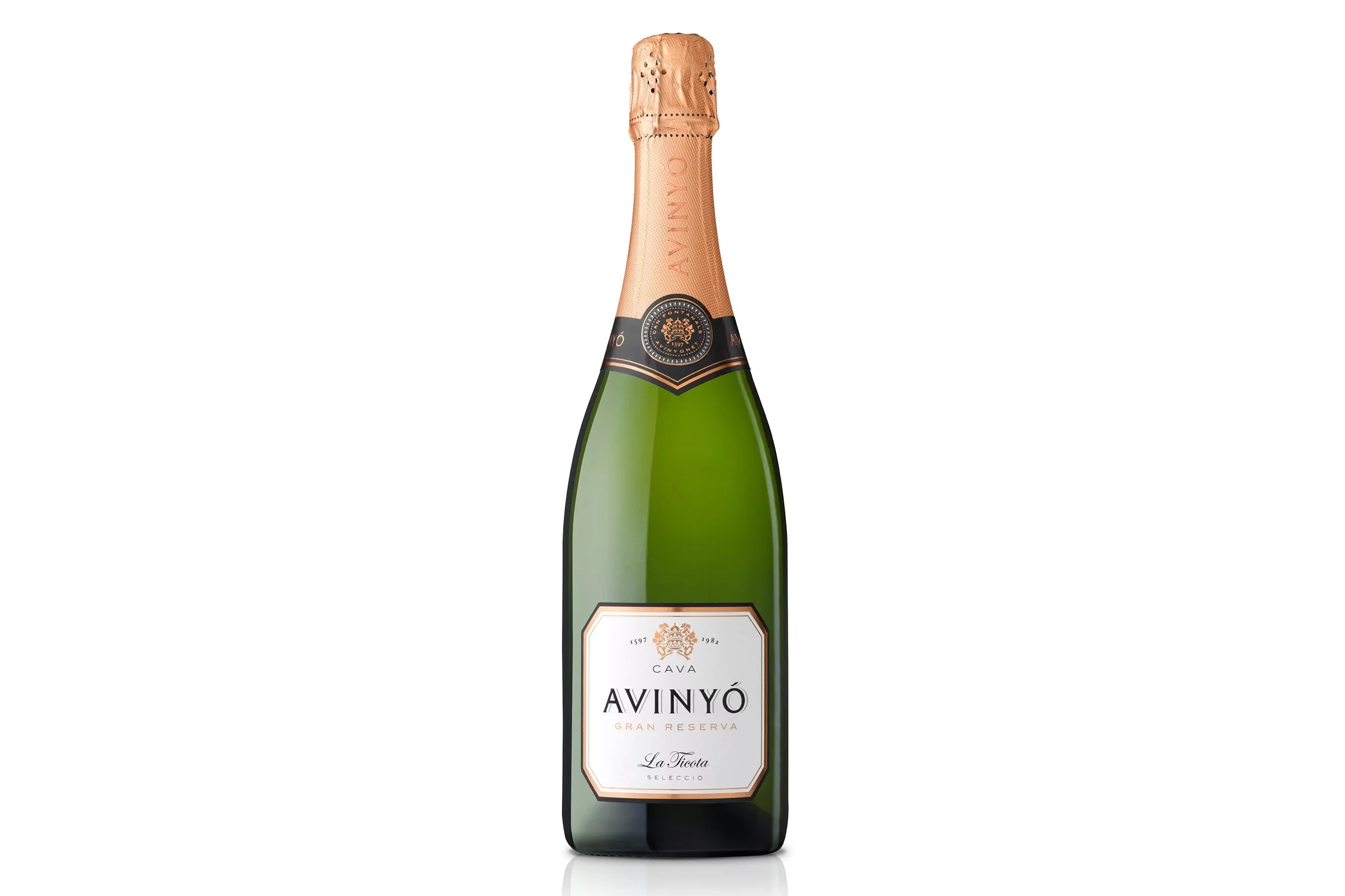 Bottle of Avinyó La Ticota Gran Reserva Brut Nature 2017.