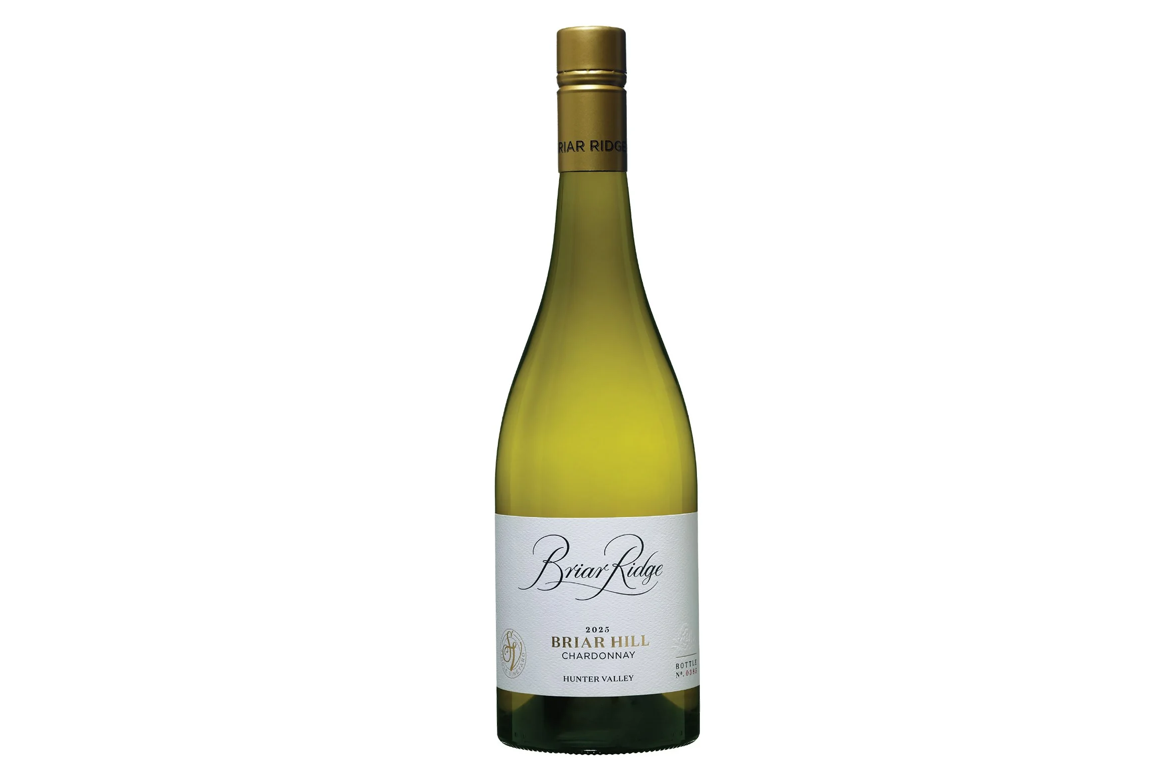 Bottle of Briar Ridge Briar Hill Chardonnay 2025.