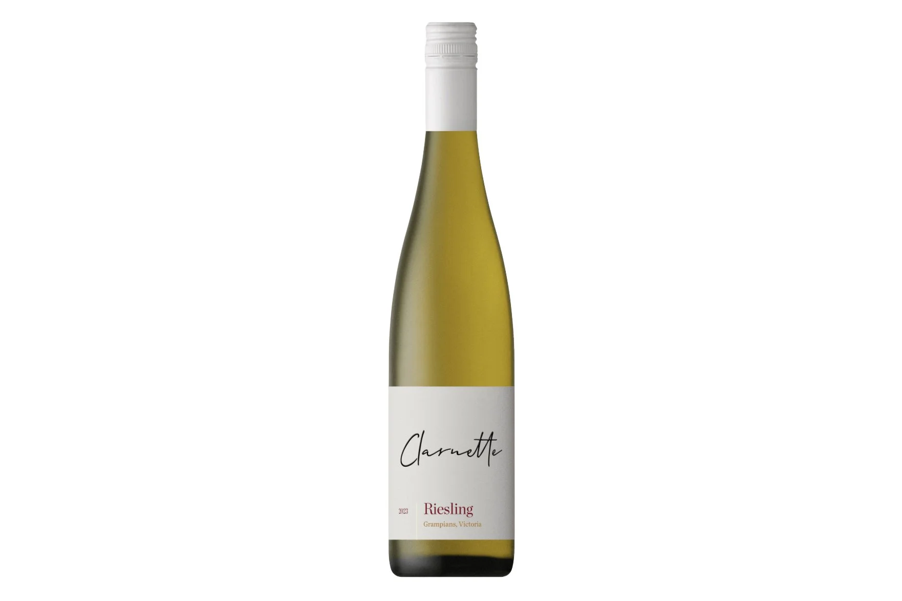 Bottle of Clarnette Riesling 2024.