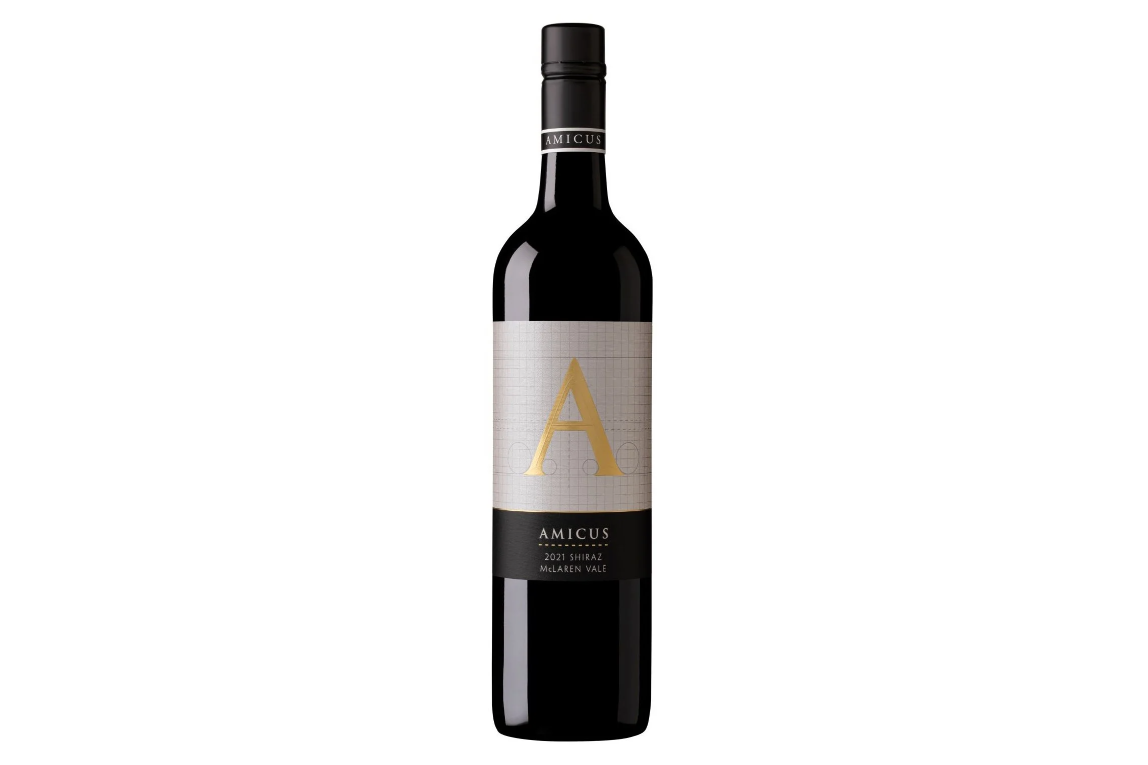 Bottle of The Hedonist Amicus Golden A Shiraz 2021.