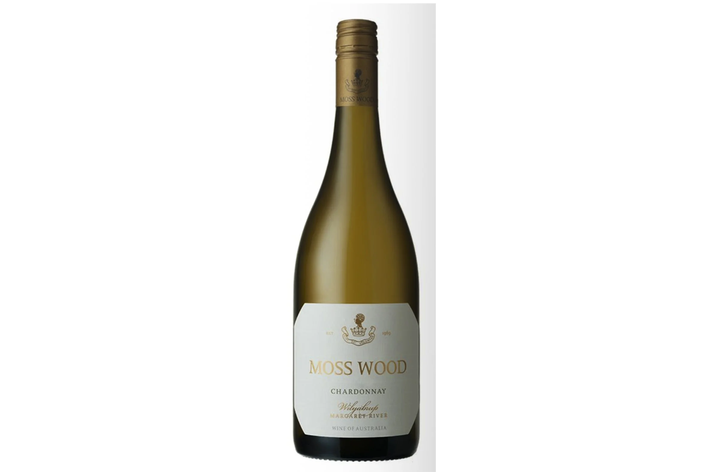 Bottle of Moss Wood Chardonnay 2024.