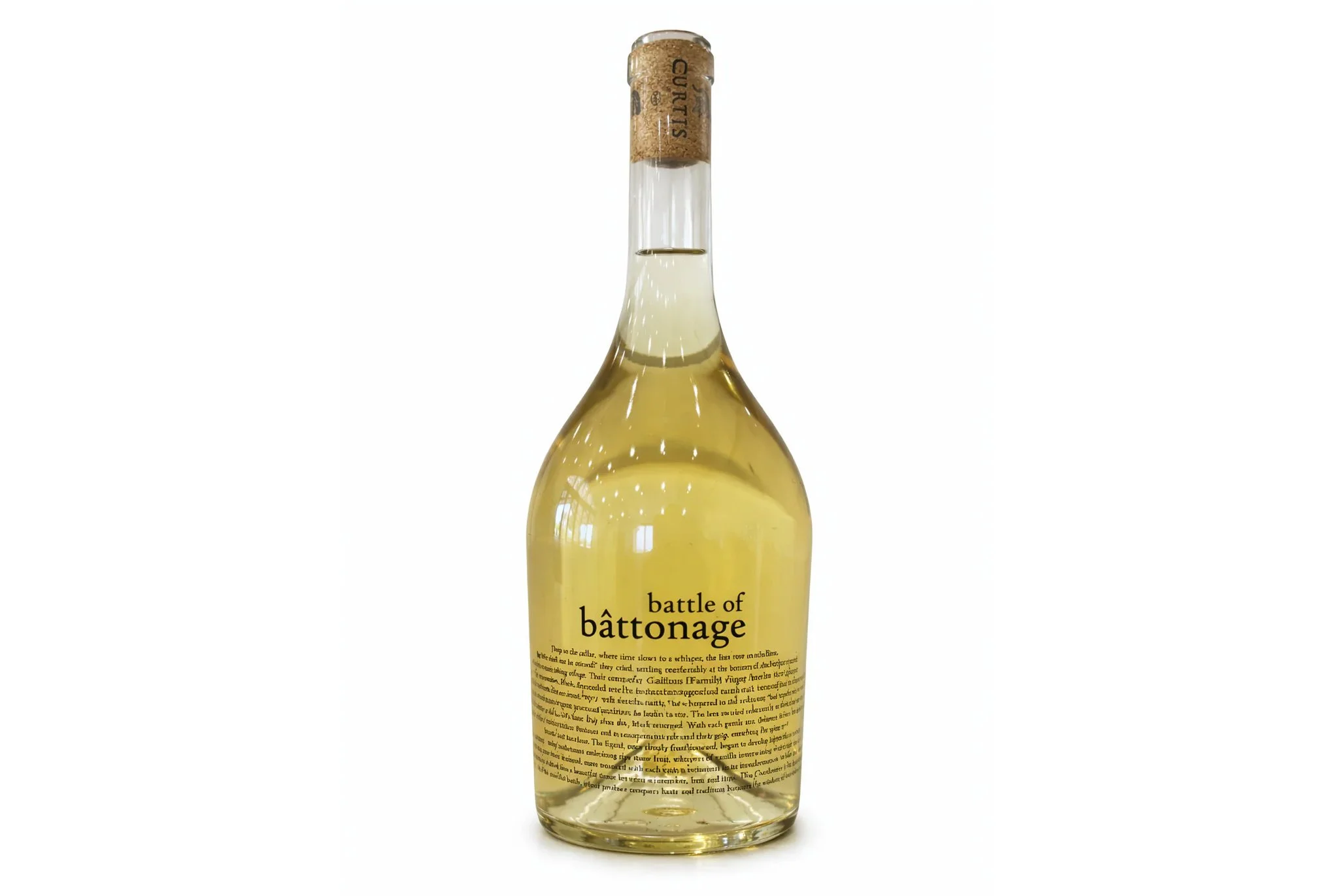 Bottle of Battle of Battonage Chardonnay 2025.