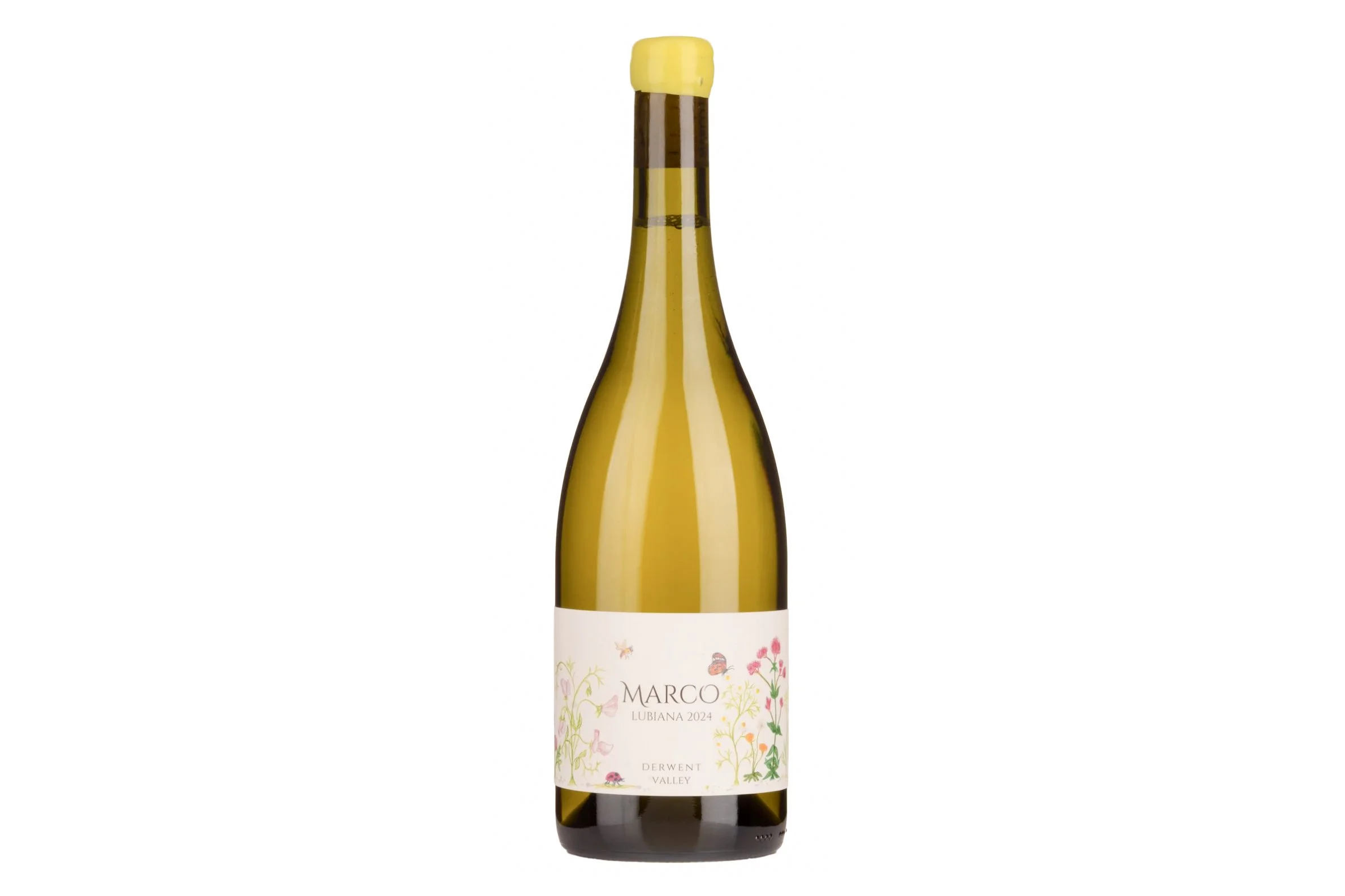 Bottle of Marco Lubiana Derwent Valley Chardonnay 2024.