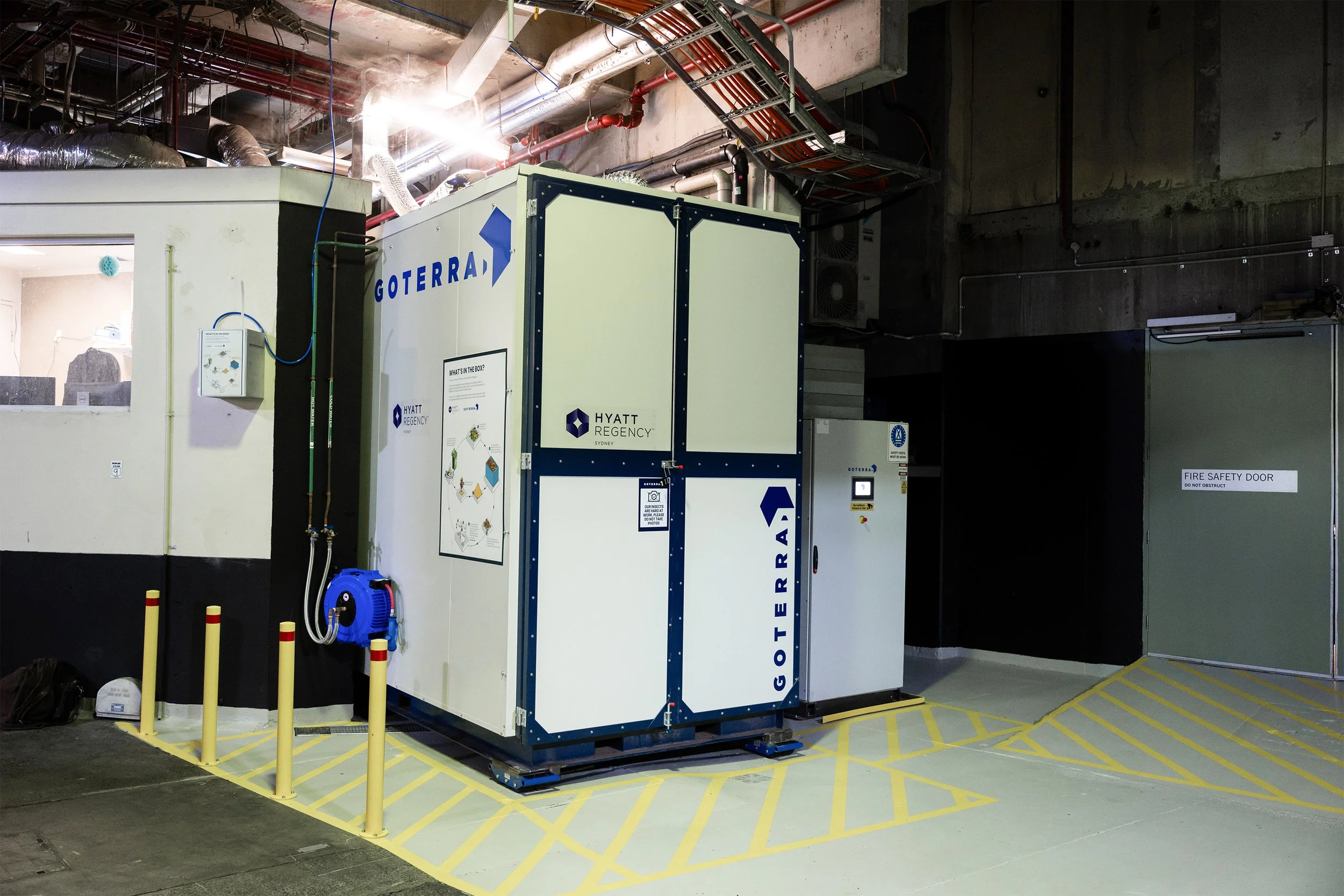 The Goterra MIB food waste unit at the Hyatt Regency Sydney.