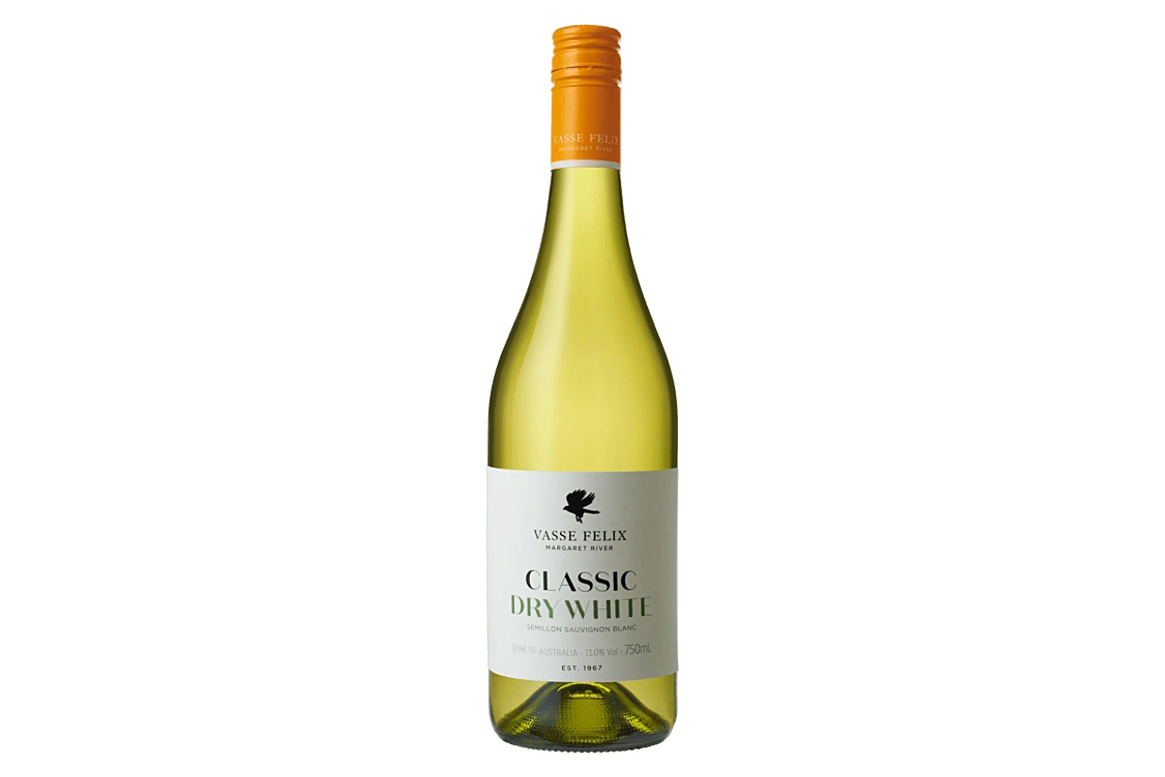 Bottle of Vasse Felix Classic Dry White 2025.