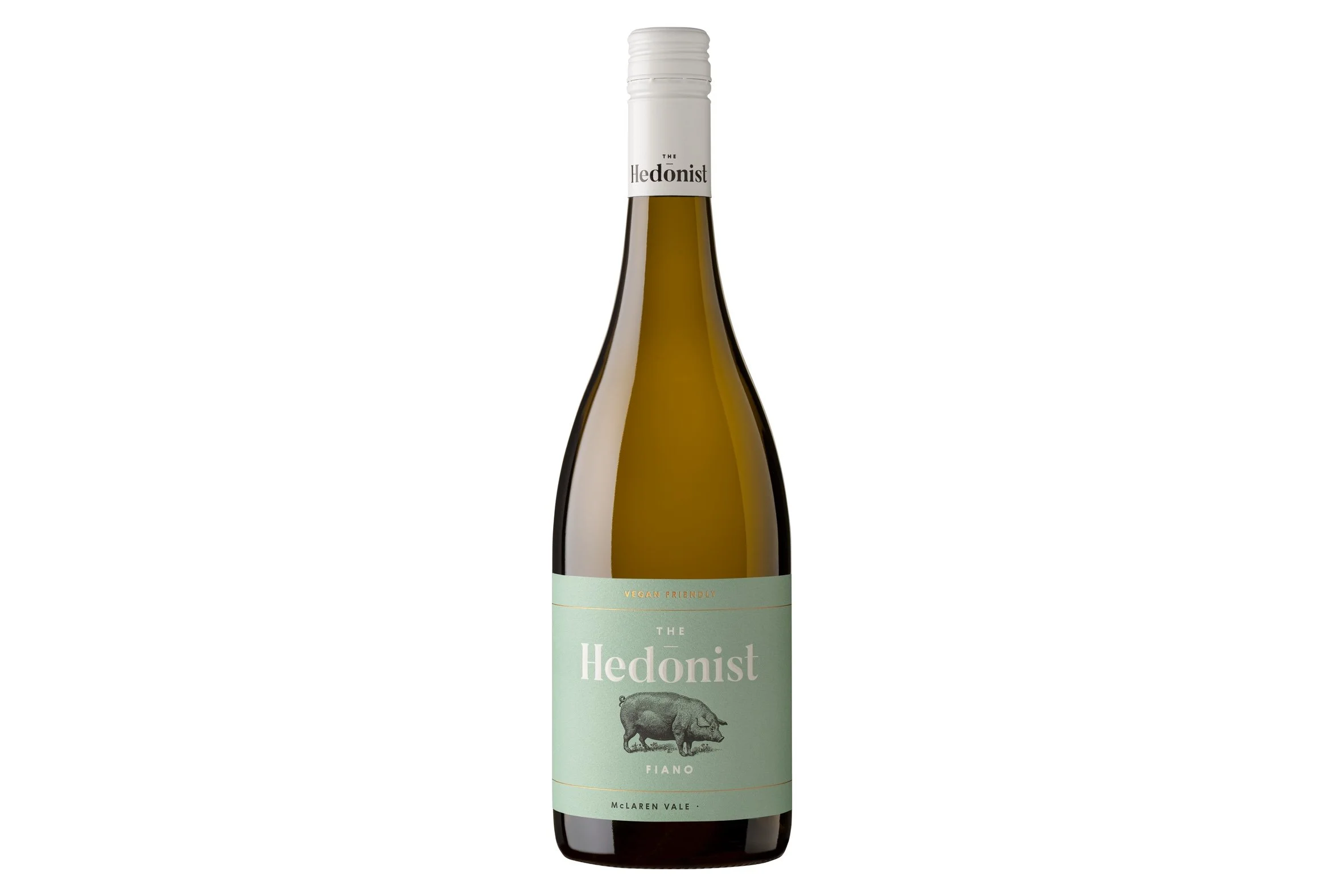 Bottle of The Hedonist Fiano 2025.