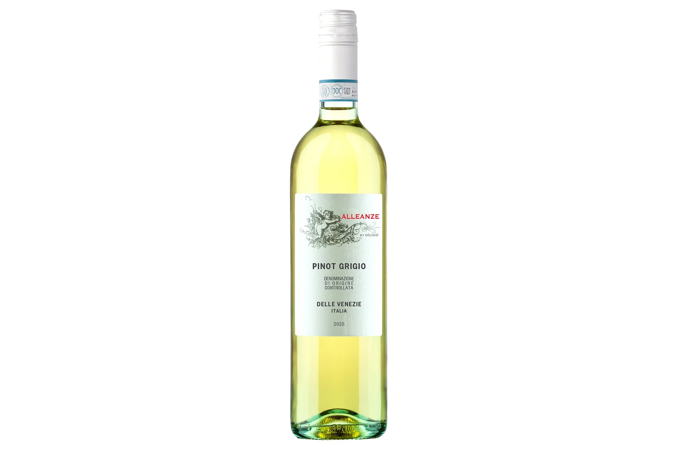 Bottle of Alleanze Pinot Grigio DOC 2025.
