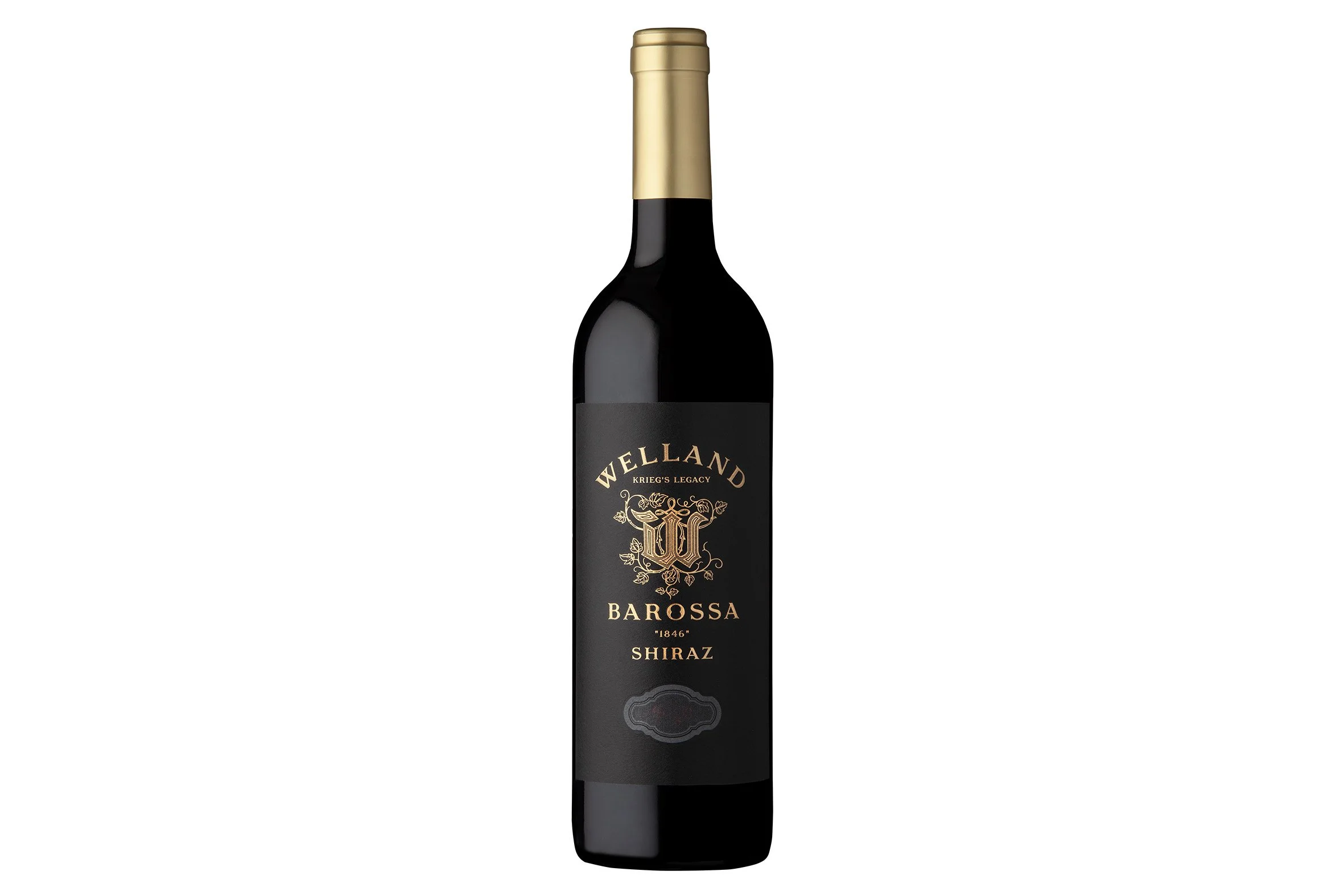 Bottle of Welland 1846 Shiraz 2024.