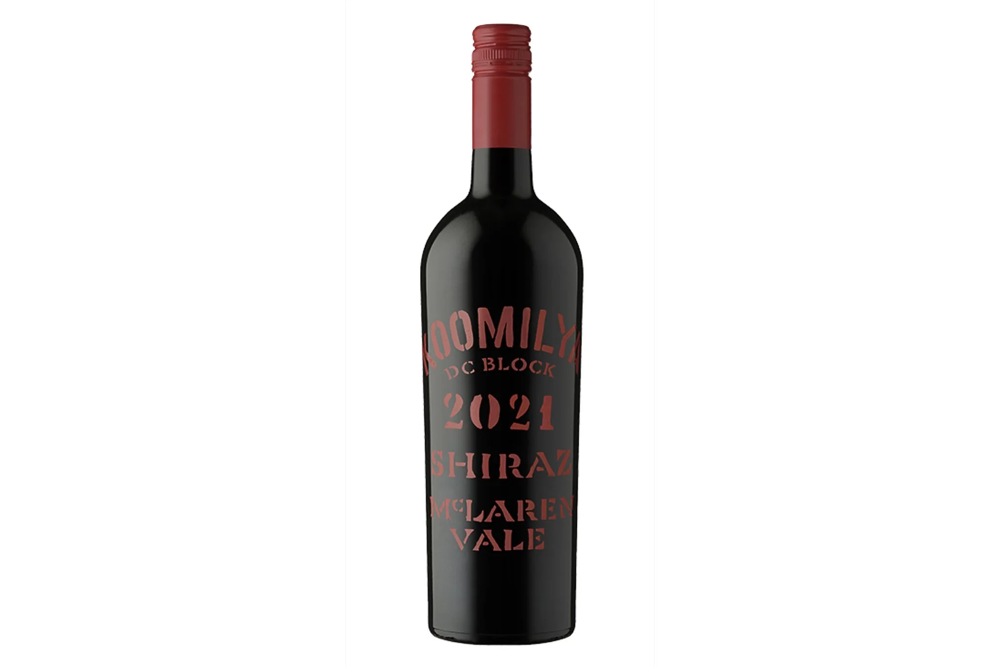 Bottle of Koomilya DC Block Shiraz 2021.