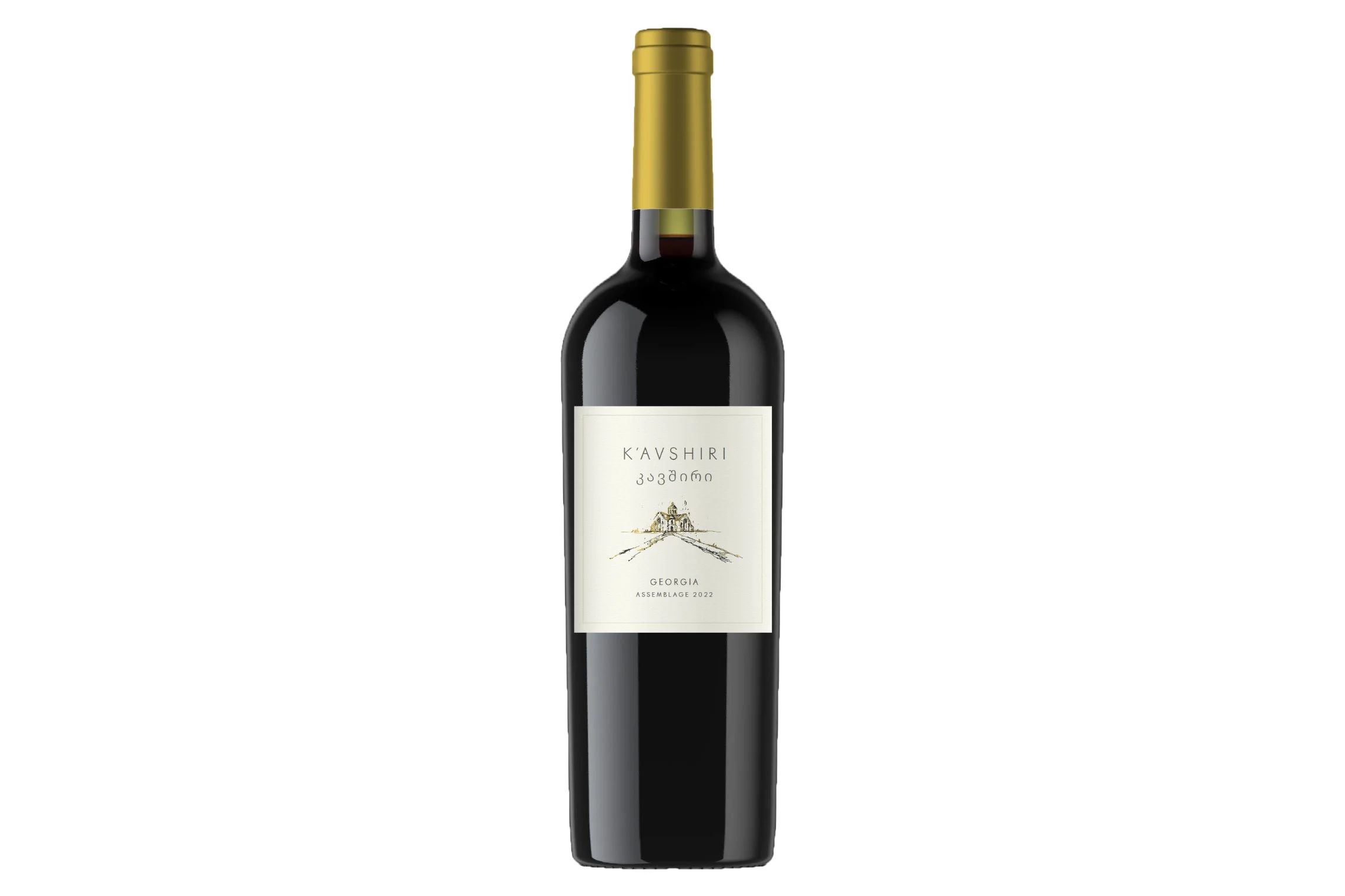 Bottle of K'AVSHIRI Red Assemblage 2022.